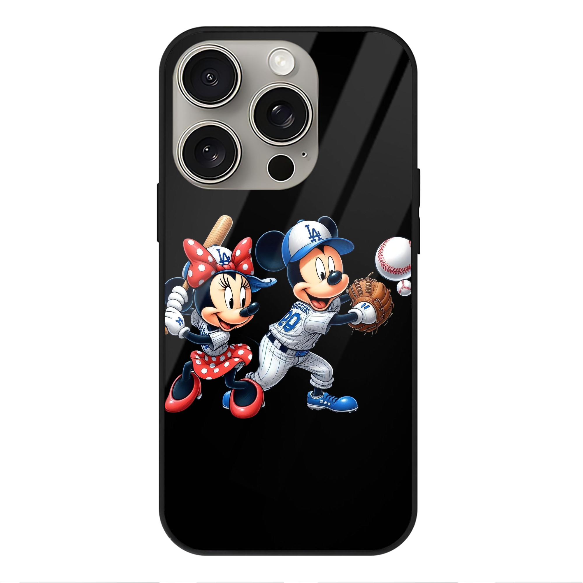  IPhone 15 Pro Mirror Phone Case – UV Printed Glass + TPU – Scratch-Resistant, Wireless Charging Compatible, Precise Fit & Stylish Design