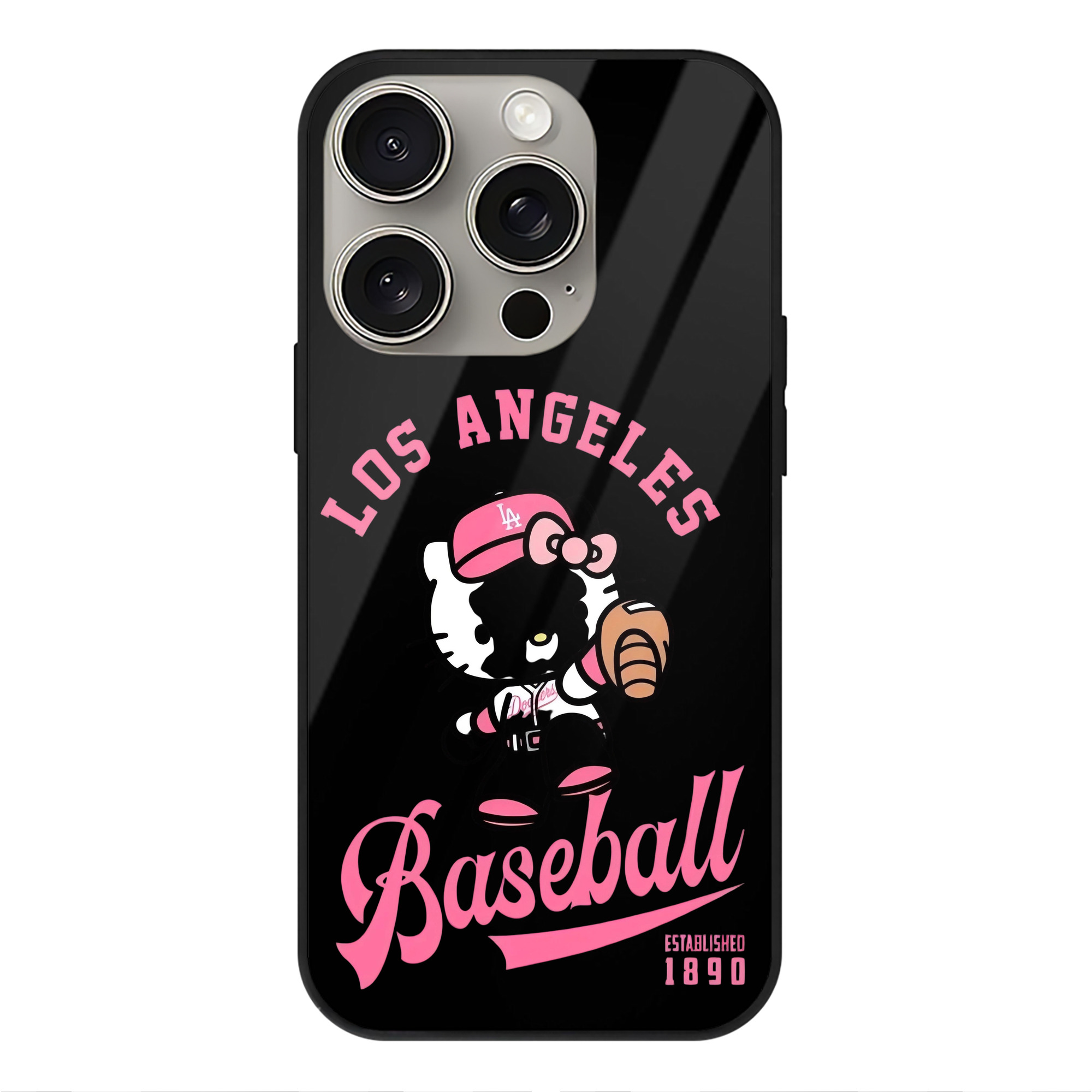  IPhone 15 Pro Mirror Phone Case – UV Printed Glass + TPU – Scratch-Resistant, Wireless Charging Compatible, Precise Fit & Stylish Design