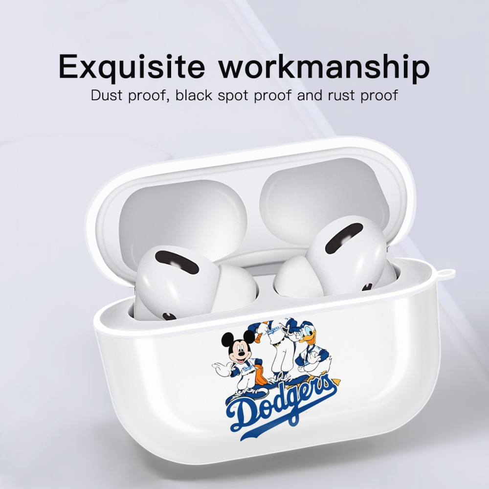  AirPods Pro Hard Case White With Keychain, Durable Flexible PC, Precise Cutouts, Anti-Fingerprint, Yellowing & Scratch Resistant, Full Protection, Washable