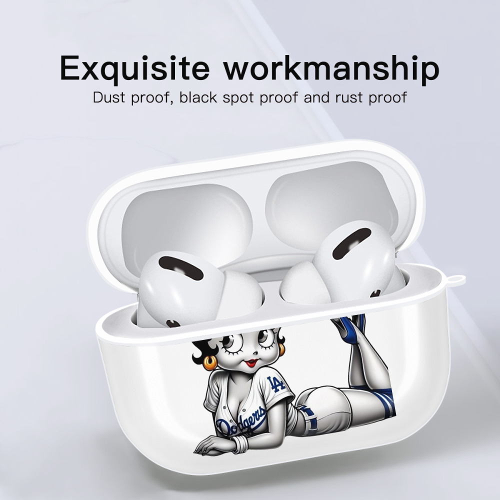  AirPods Pro Hard Case White With Keychain, Durable Flexible PC, Precise Cutouts, Anti-Fingerprint, Yellowing & Scratch Resistant, Full Protection, Washable