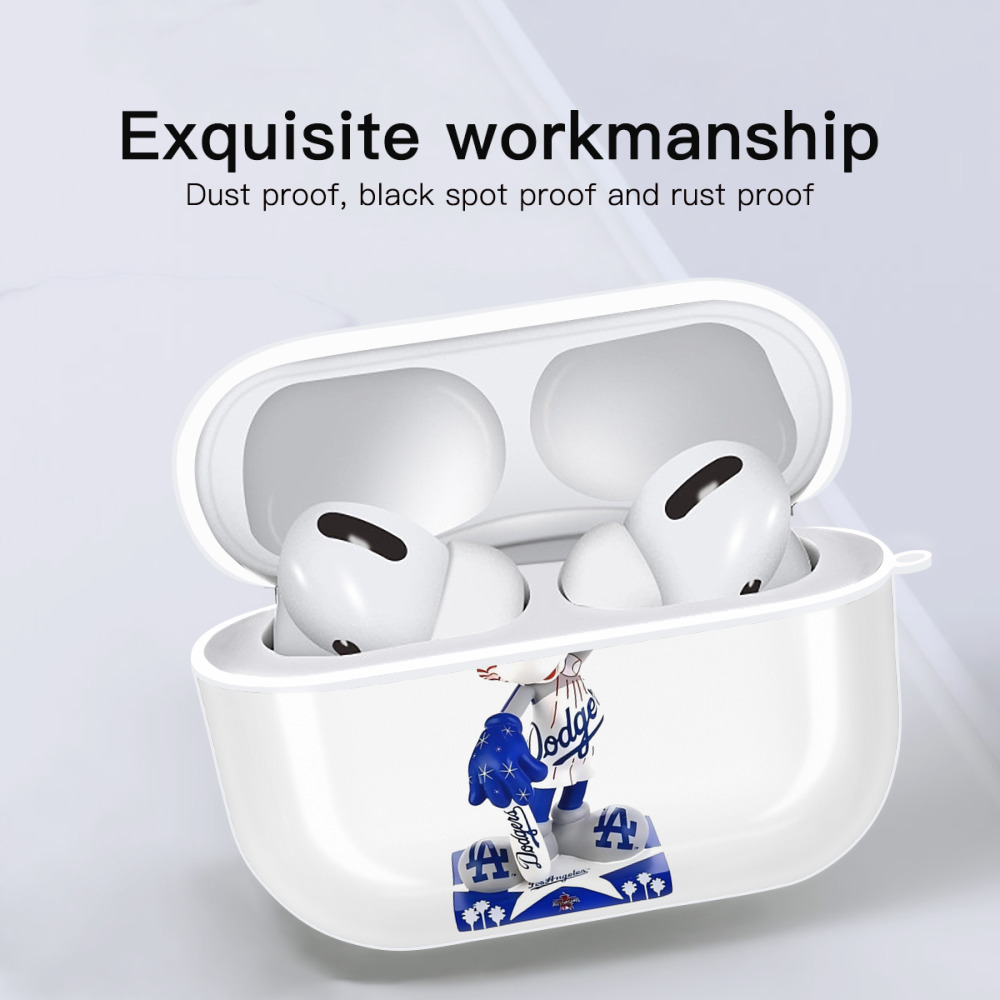  AirPods Pro Hard Case White With Keychain, Durable Flexible PC, Precise Cutouts, Anti-Fingerprint, Yellowing & Scratch Resistant, Full Protection, Washable