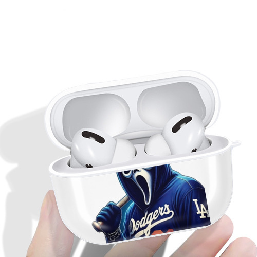  AirPods Pro Hard Case White With Keychain, Durable Flexible PC, Precise Cutouts, Anti-Fingerprint, Yellowing & Scratch Resistant, Full Protection, Washable