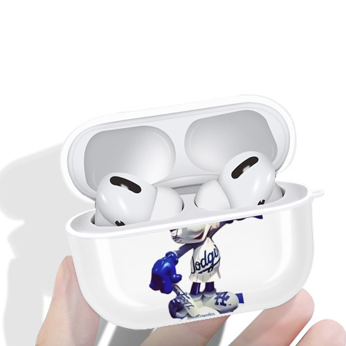  AirPods Pro Hard Case White With Keychain, Durable Flexible PC, Precise Cutouts, Anti-Fingerprint, Yellowing & Scratch Resistant, Full Protection, Washable