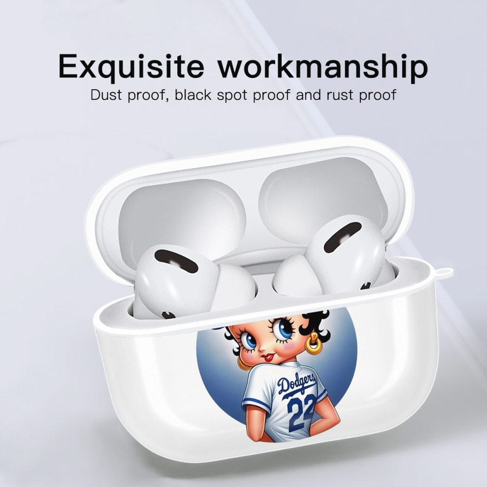  AirPods Pro Hard Case White With Keychain, Durable Flexible PC, Precise Cutouts, Anti-Fingerprint, Yellowing & Scratch Resistant, Full Protection, Washable