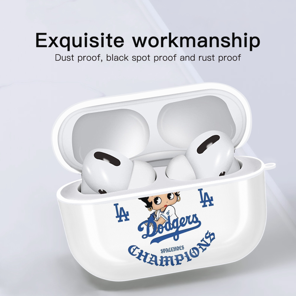  AirPods Pro Hard Case White With Keychain, Durable Flexible PC, Precise Cutouts, Anti-Fingerprint, Yellowing & Scratch Resistant, Full Protection, Washable