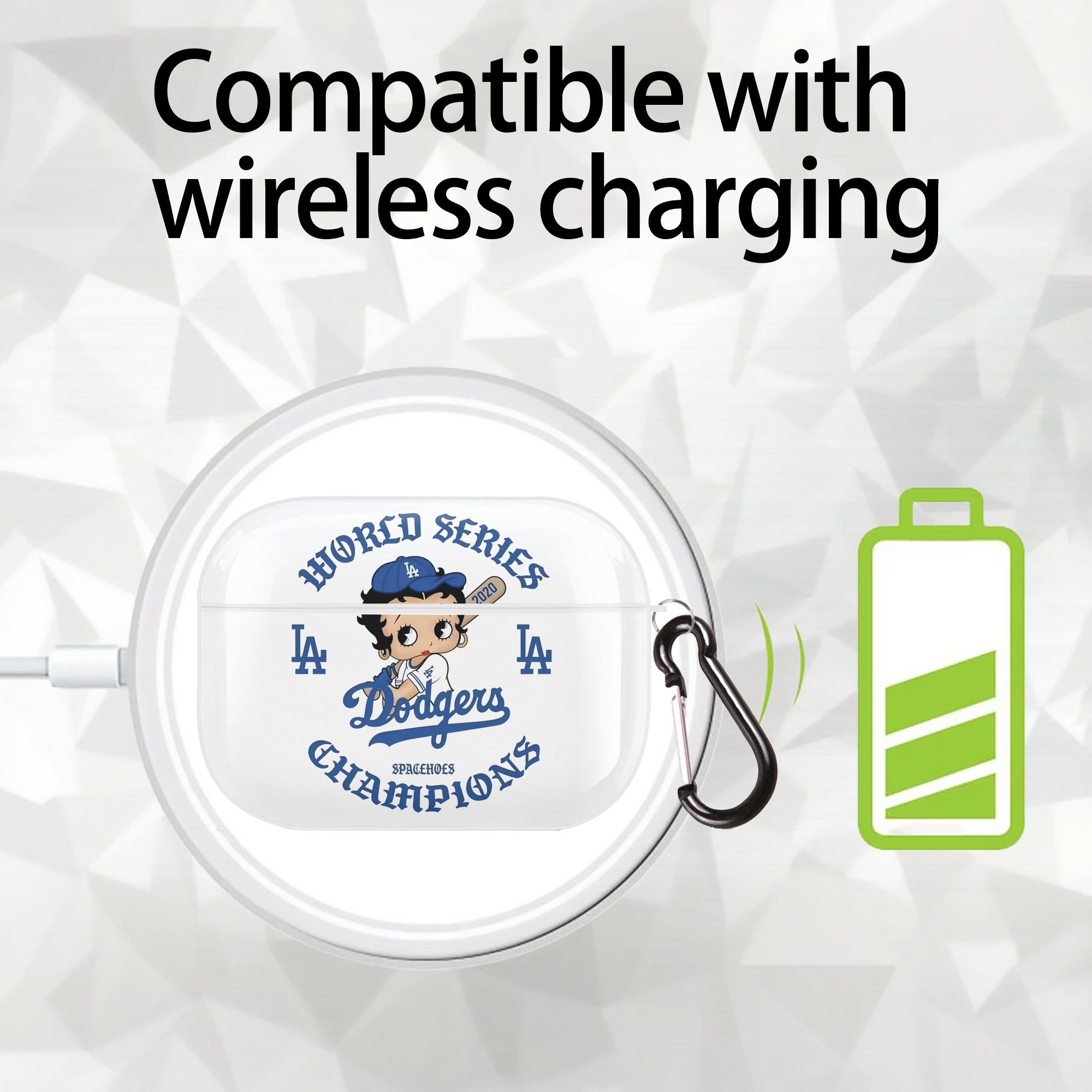  AirPods Pro Hard Case White With Keychain, Durable Flexible PC, Precise Cutouts, Anti-Fingerprint, Yellowing & Scratch Resistant, Full Protection, Washable