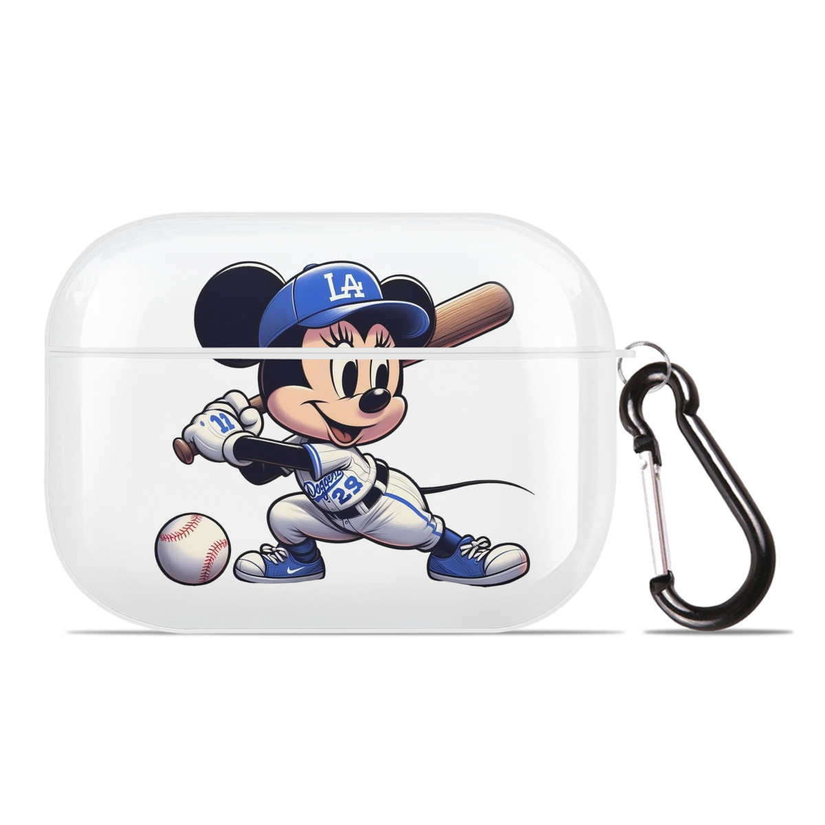  AirPods Pro Hard Case White With Keychain, Durable Flexible PC, Precise Cutouts, Anti-Fingerprint, Yellowing & Scratch Resistant, Full Protection, Washable