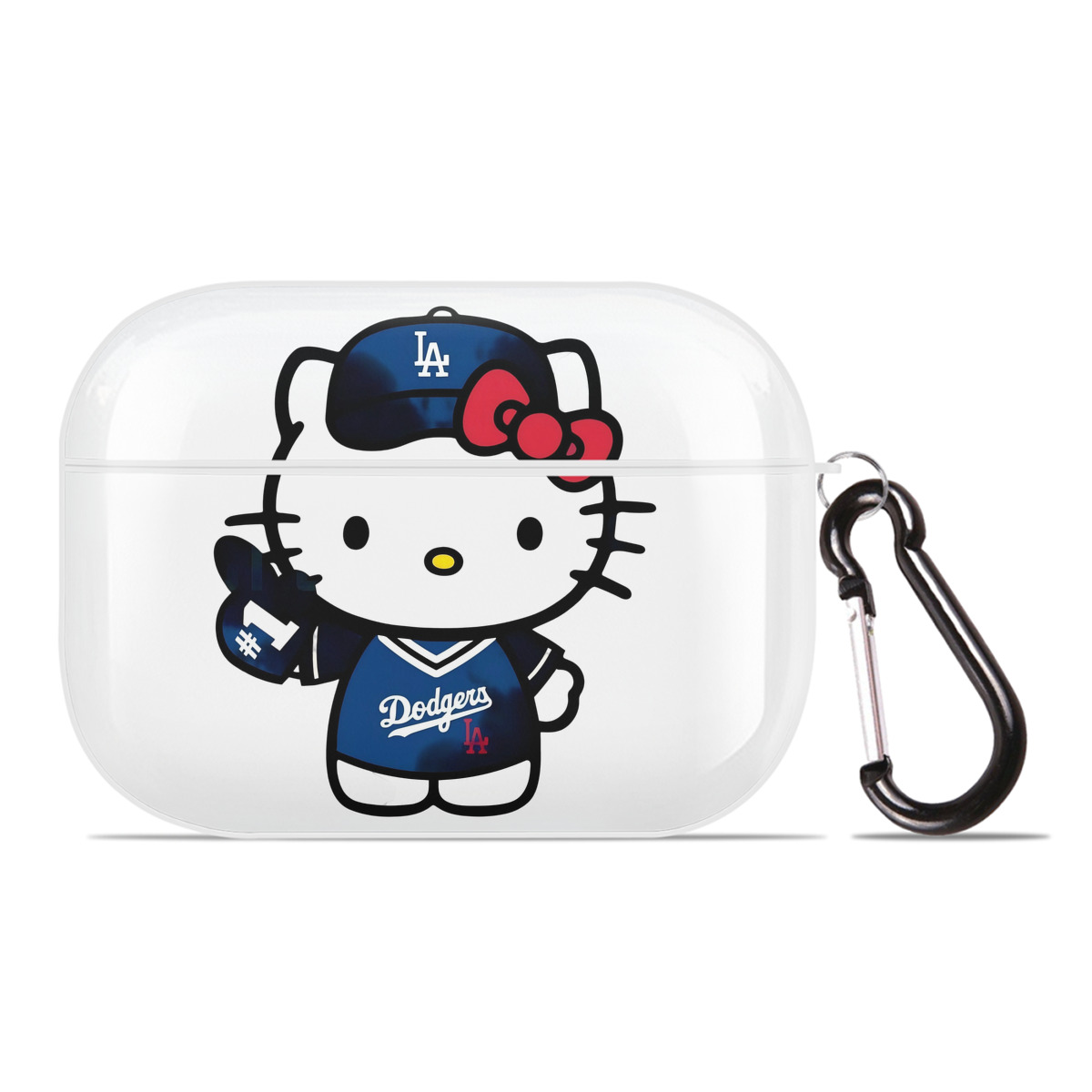  AirPods Pro Hard Case White With Keychain, Durable Flexible PC, Precise Cutouts, Anti-Fingerprint, Yellowing & Scratch Resistant, Full Protection, Washable