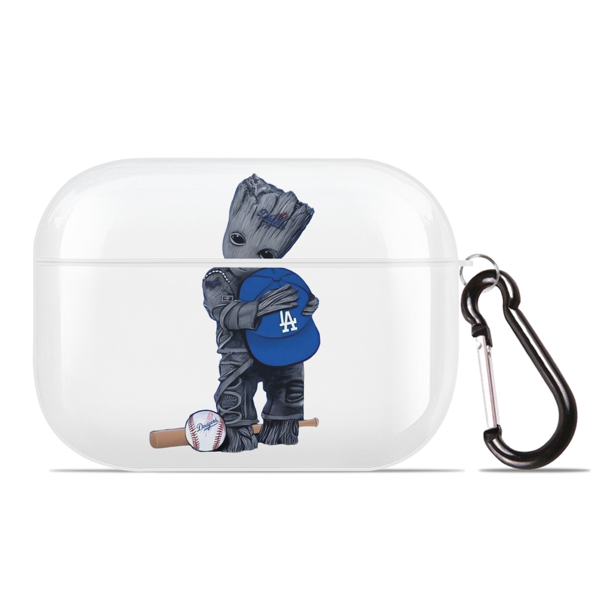  AirPods Pro Hard Case White With Keychain, Durable Flexible PC, Precise Cutouts, Anti-Fingerprint, Yellowing & Scratch Resistant, Full Protection, Washable