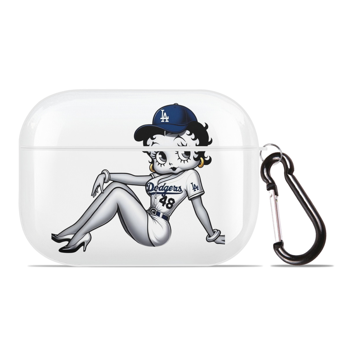  AirPods Pro Hard Case White With Keychain, Durable Flexible PC, Precise Cutouts, Anti-Fingerprint, Yellowing & Scratch Resistant, Full Protection, Washable