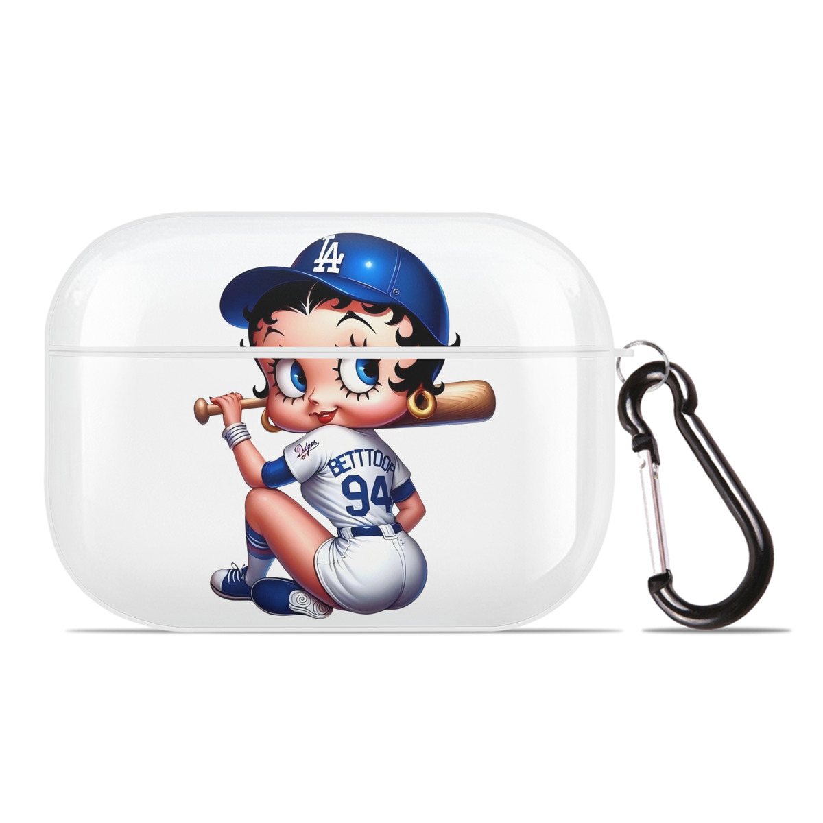  AirPods Pro Hard Case White With Keychain, Durable Flexible PC, Precise Cutouts, Anti-Fingerprint, Yellowing & Scratch Resistant, Full Protection, Washable