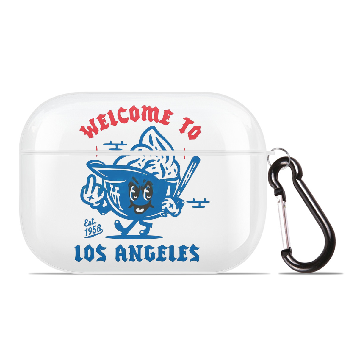  AirPods Pro Hard Case White With Keychain, Durable Flexible PC, Precise Cutouts, Anti-Fingerprint, Yellowing & Scratch Resistant, Full Protection, Washable