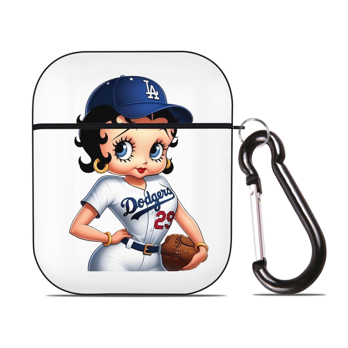  AirPods 2 Case Hard Shell Black, Flexible PC Material, Precise Cutouts, Full Protection, Anti-Fingerprint, Washable, Includes Keychain – Durable & Slim Design