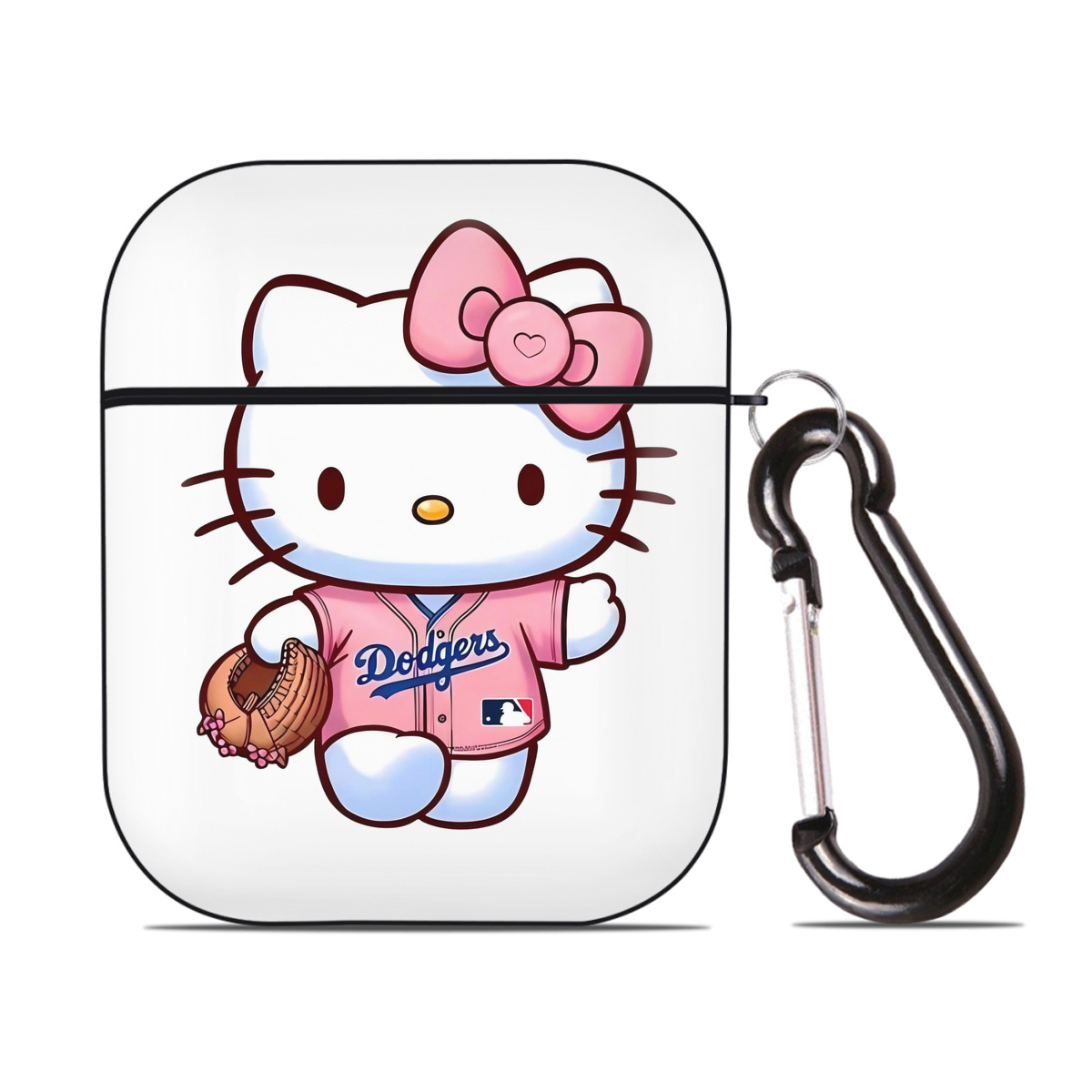  AirPods 2 Case Hard Shell Black, Flexible PC Material, Precise Cutouts, Full Protection, Anti-Fingerprint, Washable, Includes Keychain – Durable & Slim Design