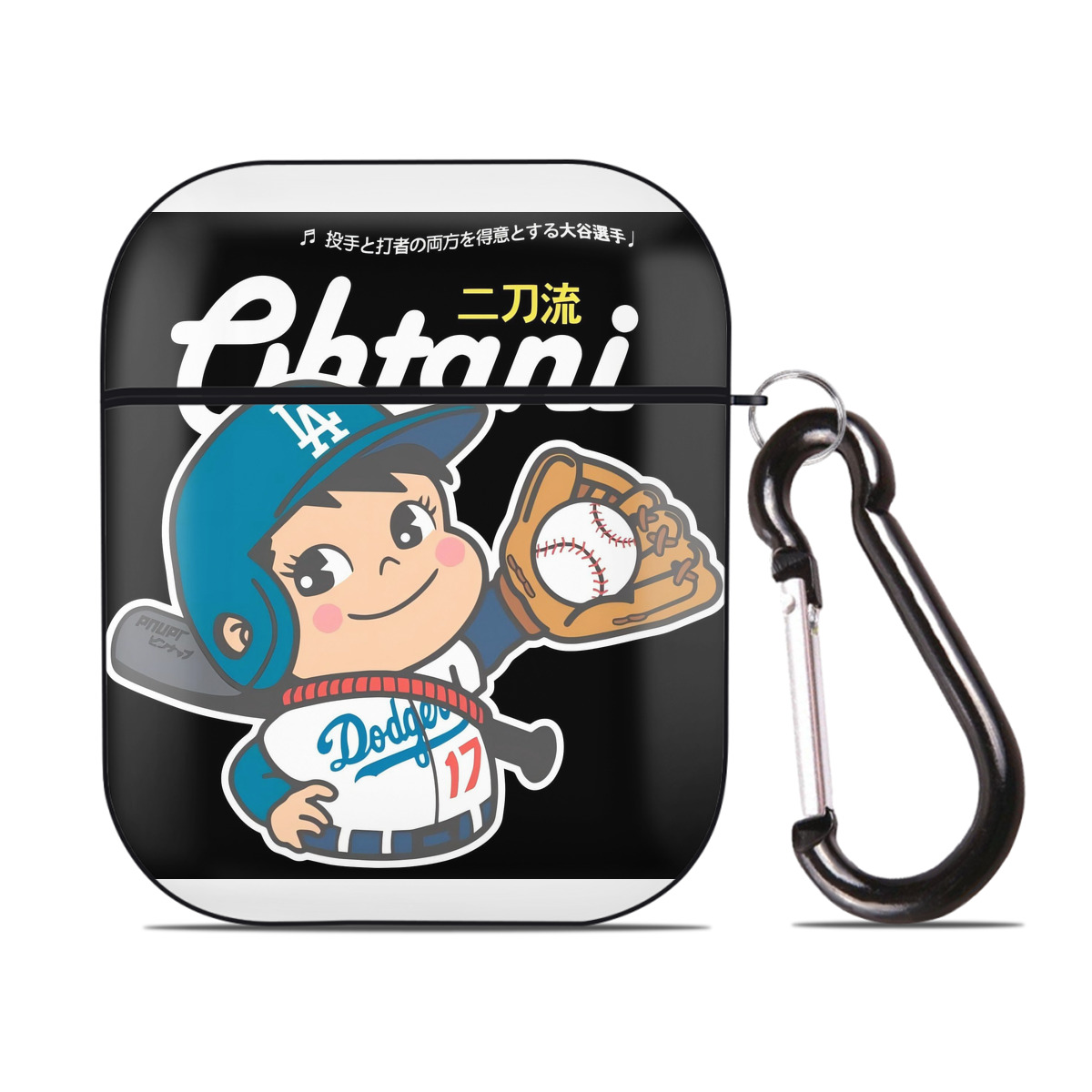  AirPods 2 Case Hard Shell Black, Flexible PC Material, Precise Cutouts, Full Protection, Anti-Fingerprint, Washable, Includes Keychain – Durable & Slim Design