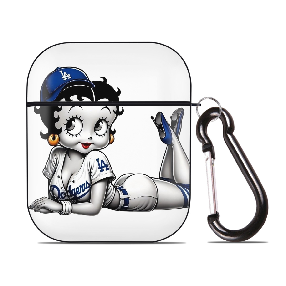  AirPods 2 Case Hard Shell Black, Flexible PC Material, Precise Cutouts, Full Protection, Anti-Fingerprint, Washable, Includes Keychain – Durable & Slim Design