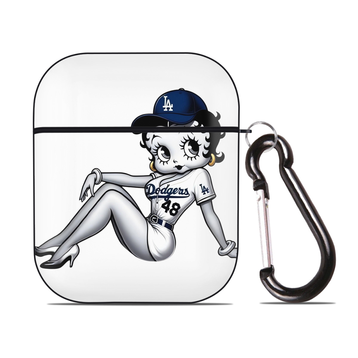  AirPods 2 Case Hard Shell Black, Flexible PC Material, Precise Cutouts, Full Protection, Anti-Fingerprint, Washable, Includes Keychain – Durable & Slim Design