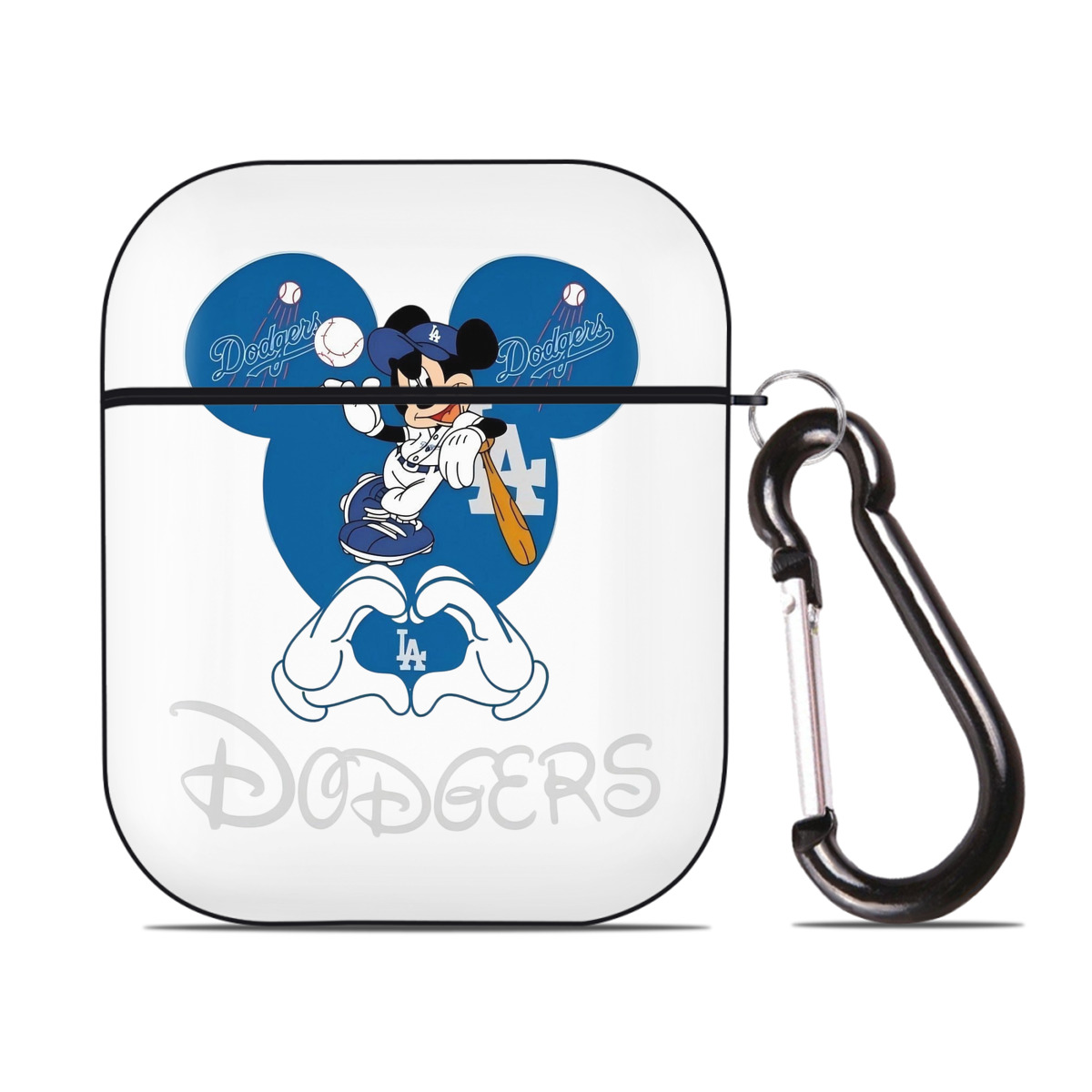  AirPods 2 Case Hard Shell Black, Flexible PC Material, Precise Cutouts, Full Protection, Anti-Fingerprint, Washable, Includes Keychain – Durable & Slim Design