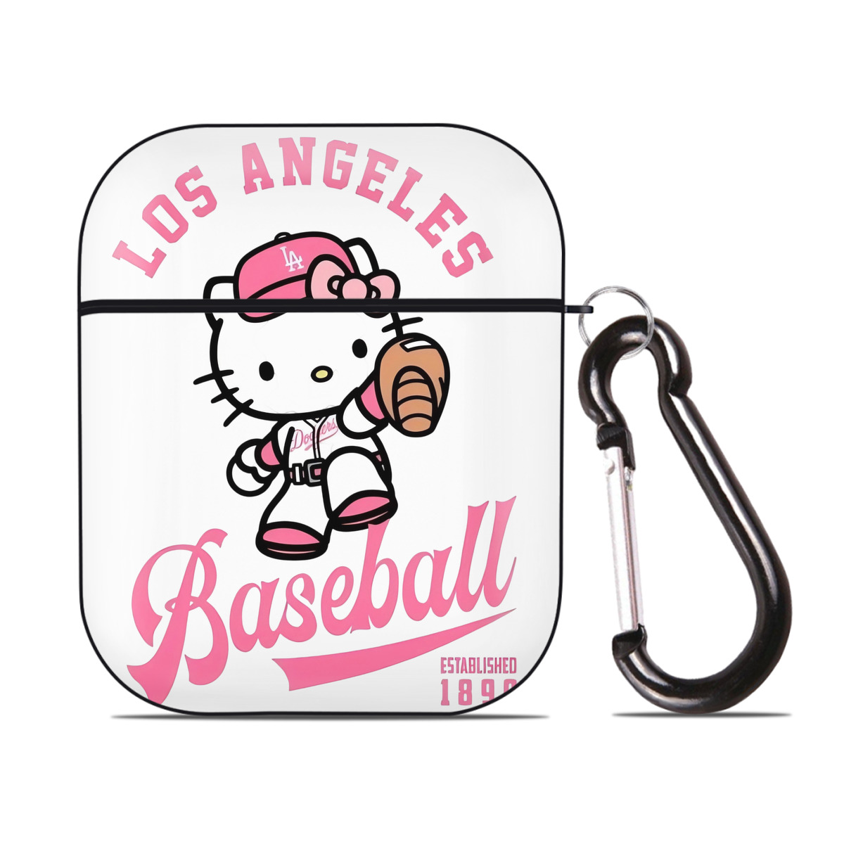  AirPods 2 Case Hard Shell Black, Flexible PC Material, Precise Cutouts, Full Protection, Anti-Fingerprint, Washable, Includes Keychain – Durable & Slim Design