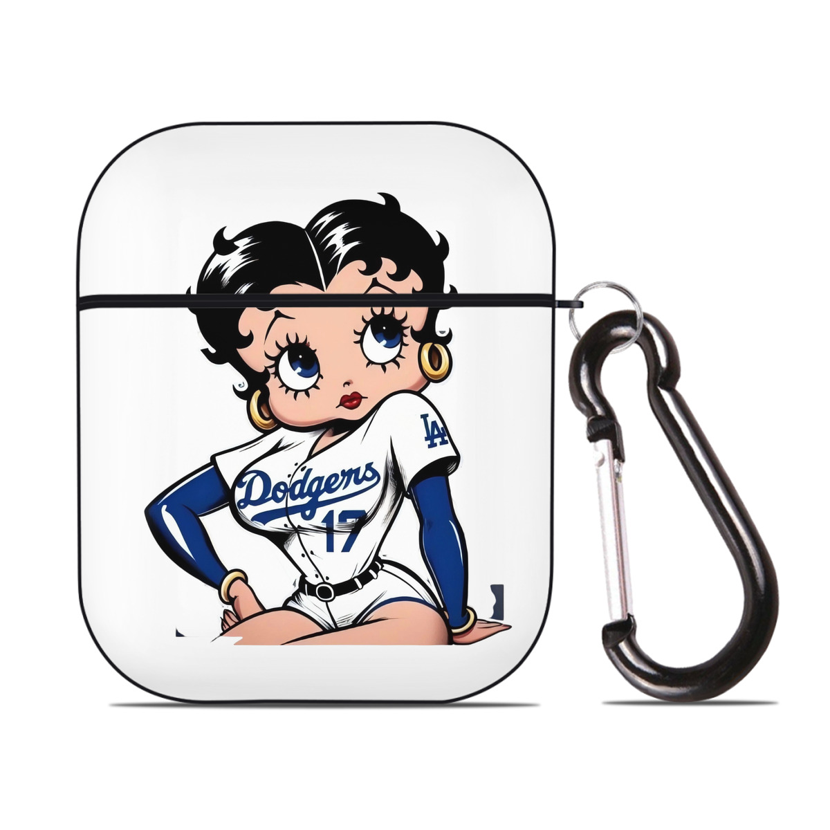  AirPods 2 Case Hard Shell Black, Flexible PC Material, Precise Cutouts, Full Protection, Anti-Fingerprint, Washable, Includes Keychain – Durable & Slim Design