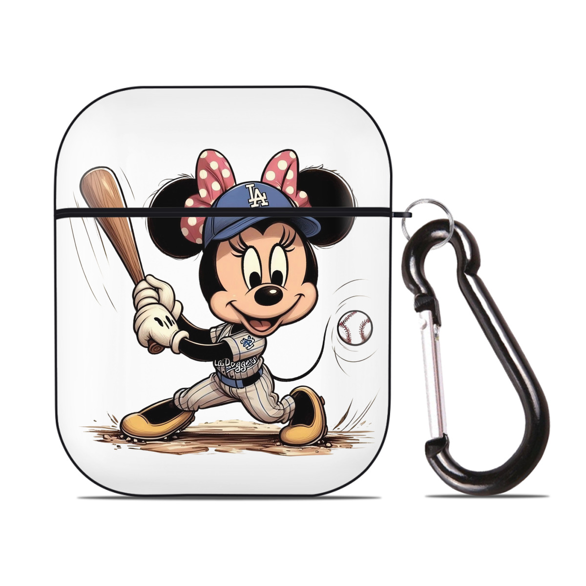  AirPods 2 Case Hard Shell Black, Flexible PC Material, Precise Cutouts, Full Protection, Anti-Fingerprint, Washable, Includes Keychain – Durable & Slim Design