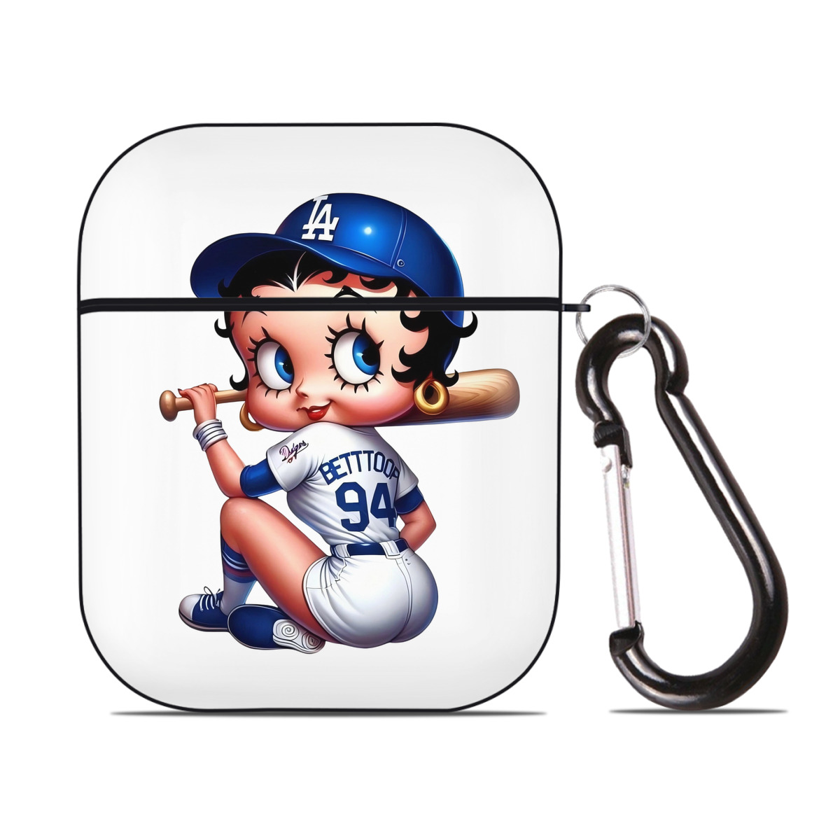  AirPods 2 Case Hard Shell Black, Flexible PC Material, Precise Cutouts, Full Protection, Anti-Fingerprint, Washable, Includes Keychain – Durable & Slim Design