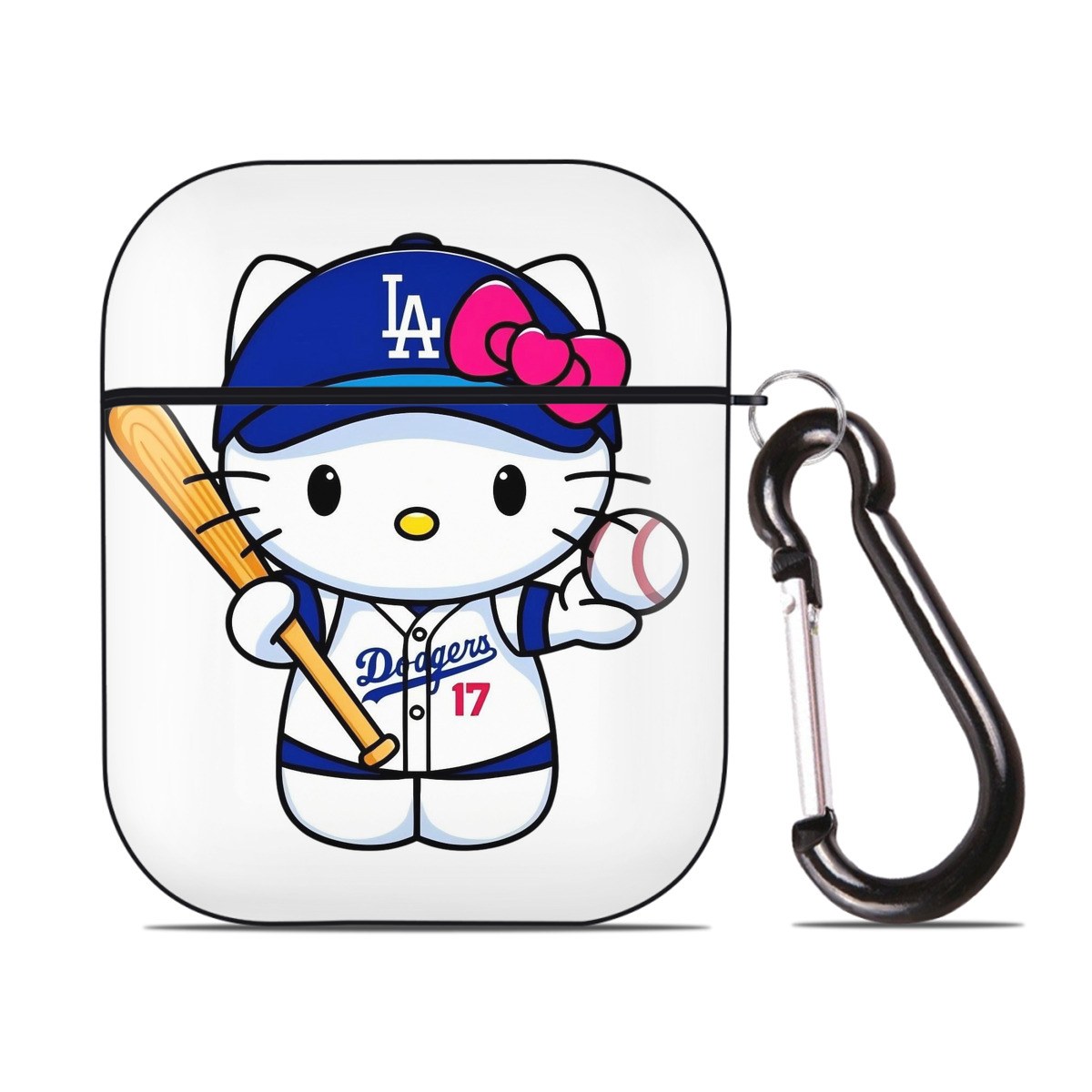  AirPods 2 Case Hard Shell Black, Flexible PC Material, Precise Cutouts, Full Protection, Anti-Fingerprint, Washable, Includes Keychain – Durable & Slim Design