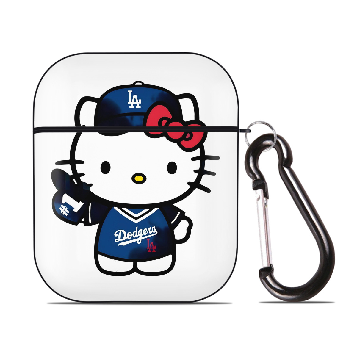  AirPods 2 Case Hard Shell Black, Flexible PC Material, Precise Cutouts, Full Protection, Anti-Fingerprint, Washable, Includes Keychain – Durable & Slim Design