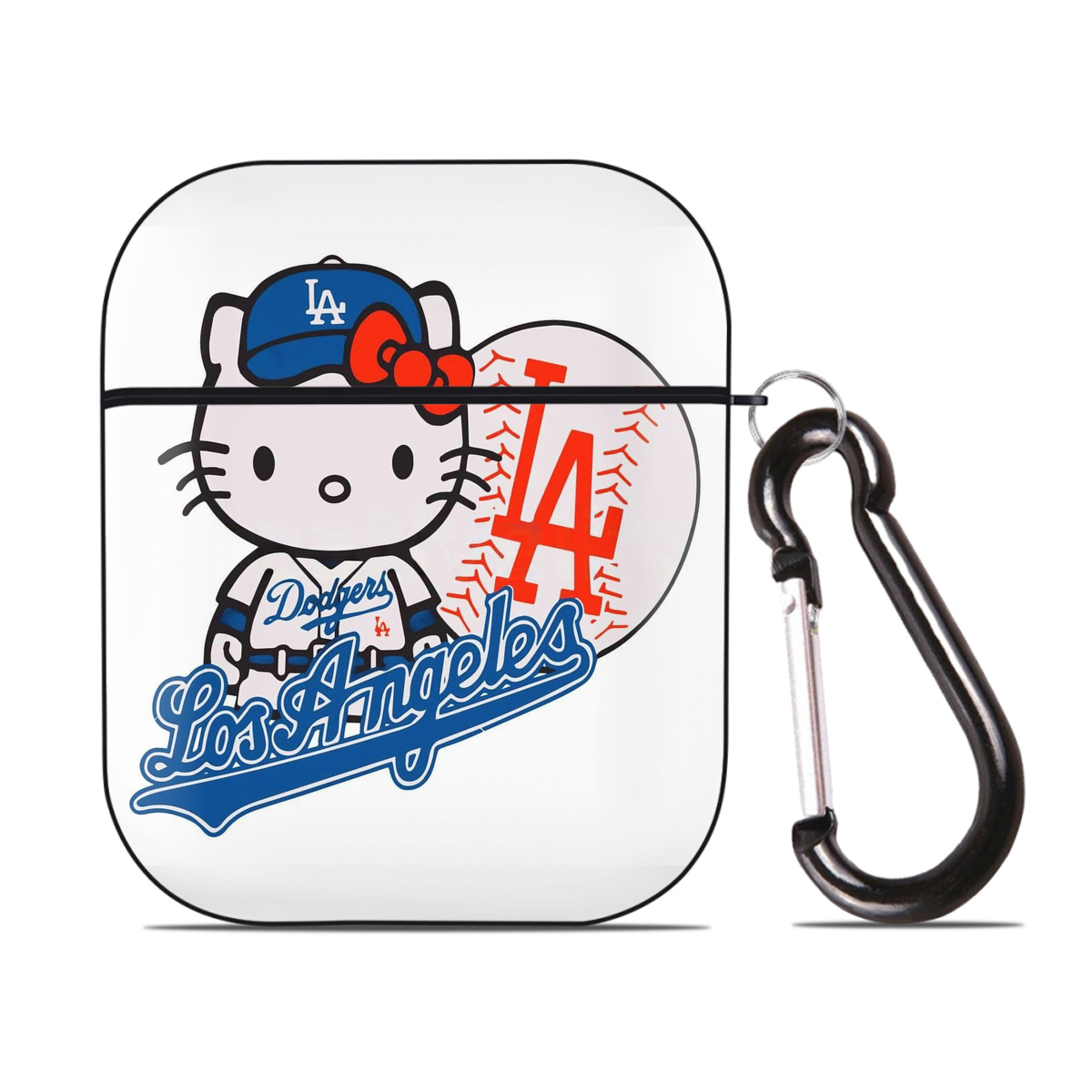  AirPods 2 Case Hard Shell Black, Flexible PC Material, Precise Cutouts, Full Protection, Anti-Fingerprint, Washable, Includes Keychain – Durable & Slim Design