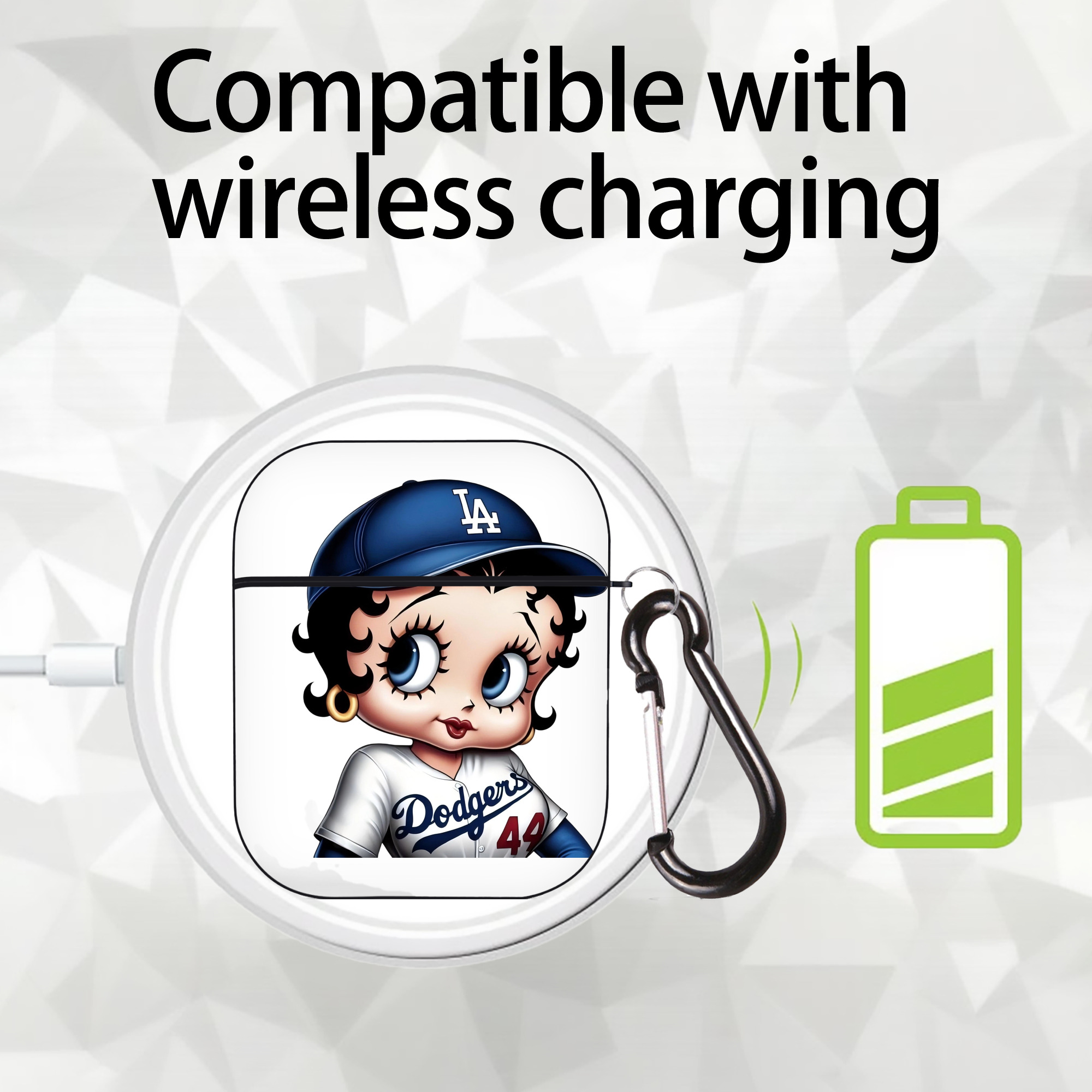  AirPods 2 Case Hard Shell Black, Flexible PC Material, Precise Cutouts, Full Protection, Anti-Fingerprint, Washable, Includes Keychain – Durable & Slim Design