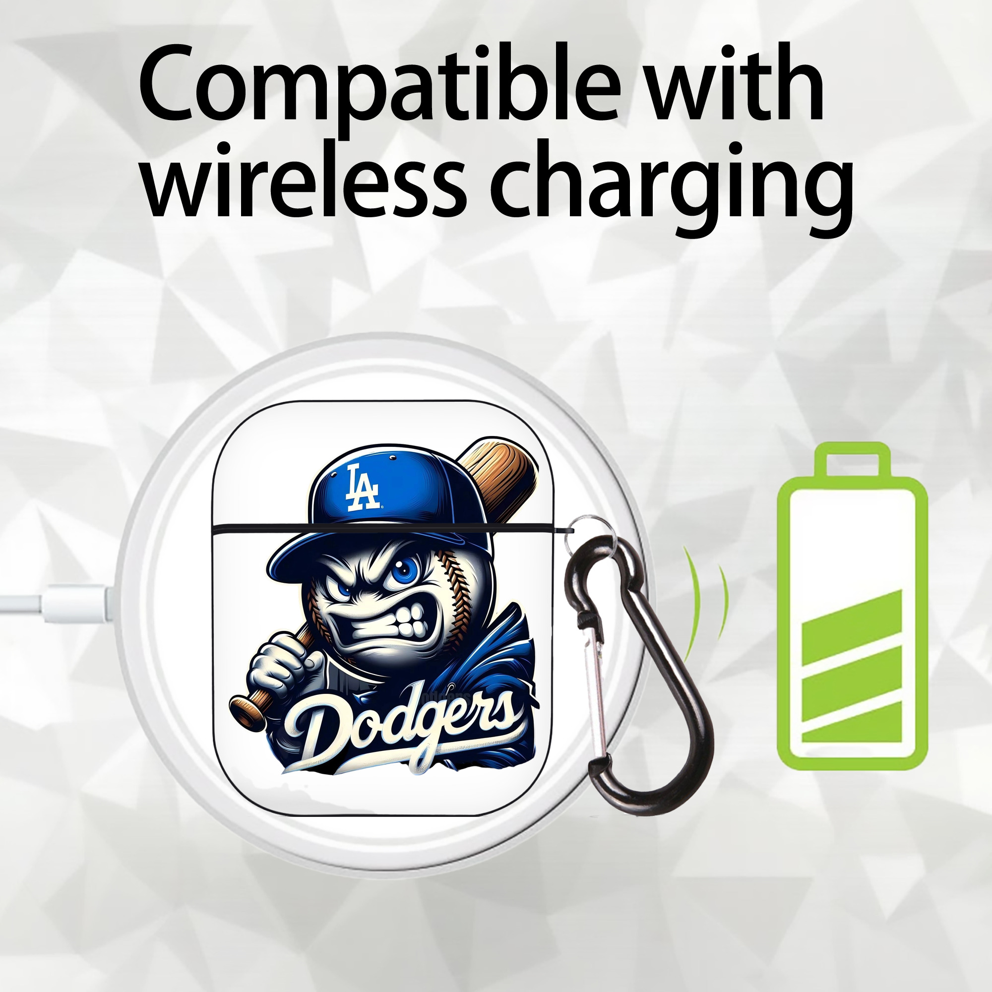  AirPods 2 Case Hard Shell Black, Flexible PC Material, Precise Cutouts, Full Protection, Anti-Fingerprint, Washable, Includes Keychain – Durable & Slim Design