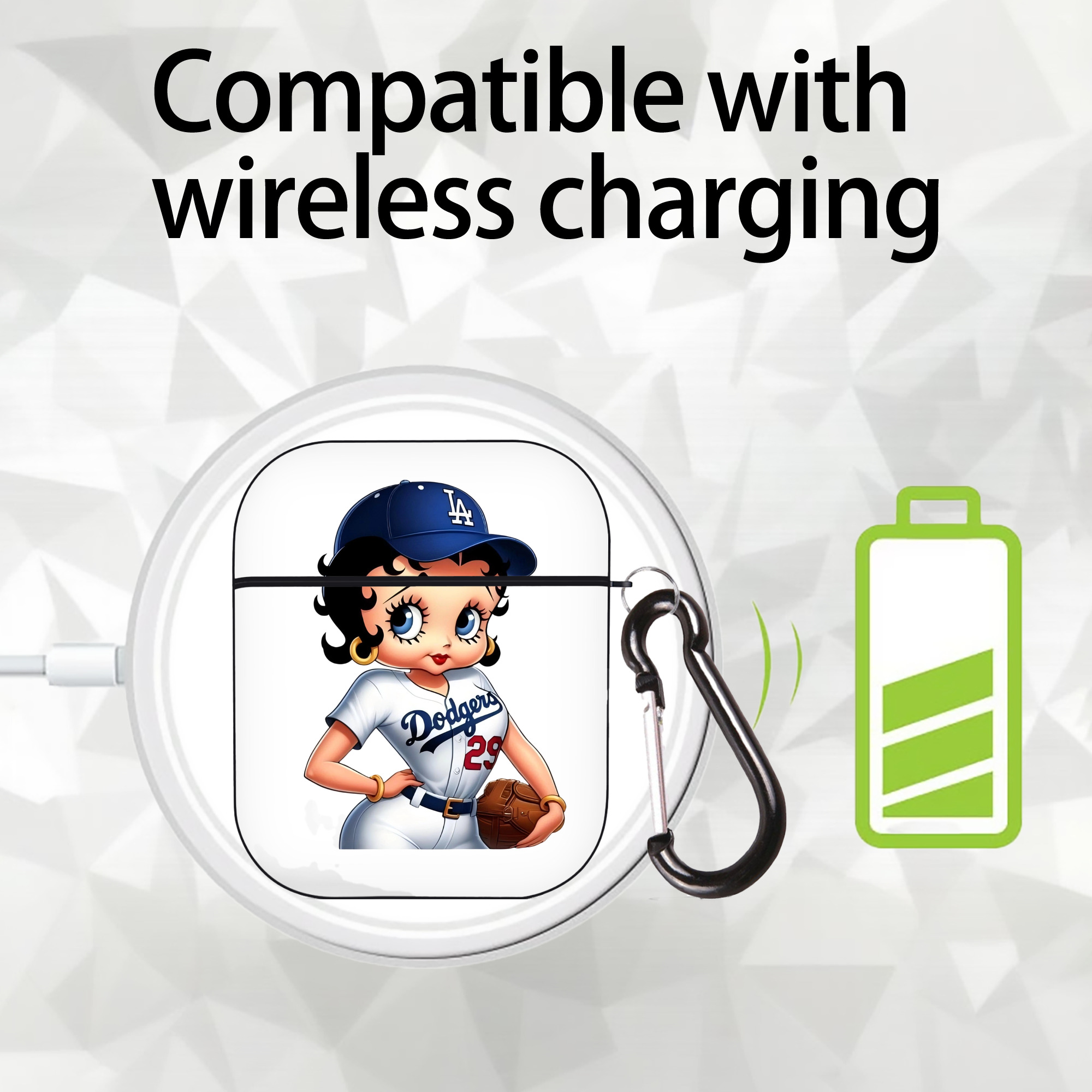  AirPods 2 Case Hard Shell Black, Flexible PC Material, Precise Cutouts, Full Protection, Anti-Fingerprint, Washable, Includes Keychain – Durable & Slim Design