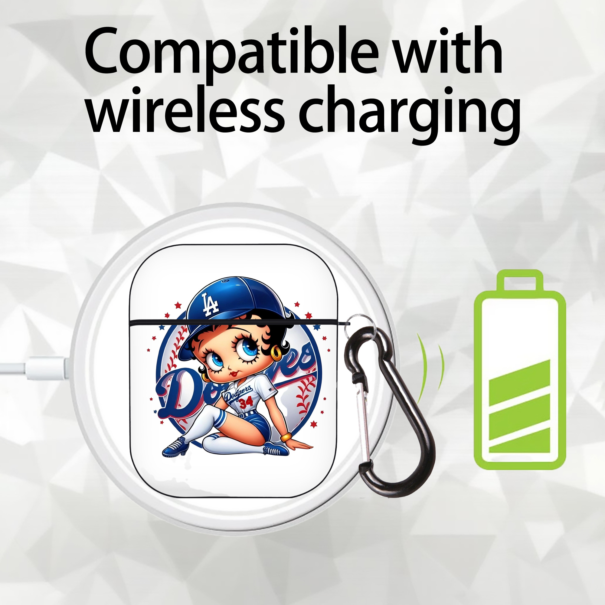  AirPods 2 Case Hard Shell Black, Flexible PC Material, Precise Cutouts, Full Protection, Anti-Fingerprint, Washable, Includes Keychain – Durable & Slim Design