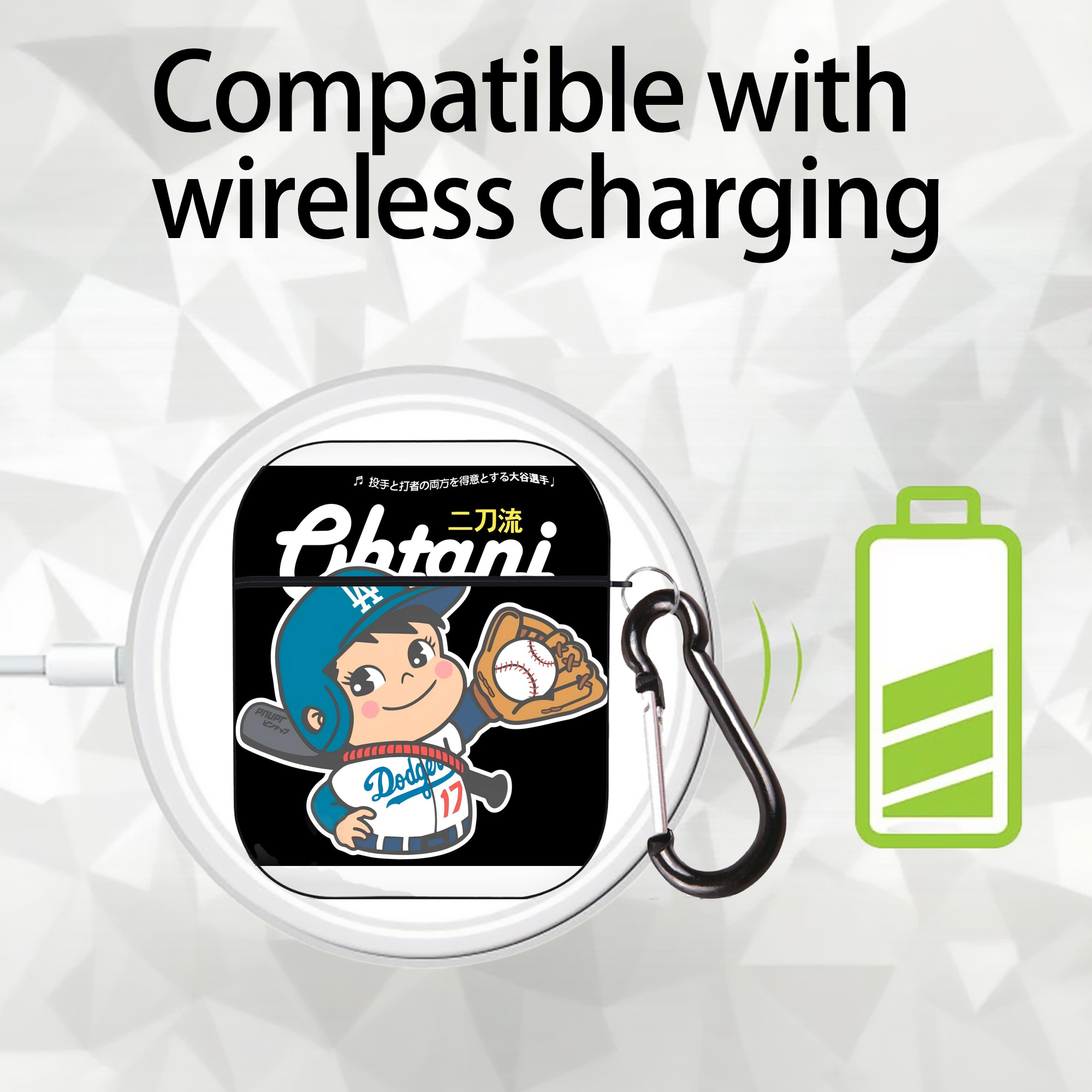  AirPods 2 Case Hard Shell Black, Flexible PC Material, Precise Cutouts, Full Protection, Anti-Fingerprint, Washable, Includes Keychain – Durable & Slim Design