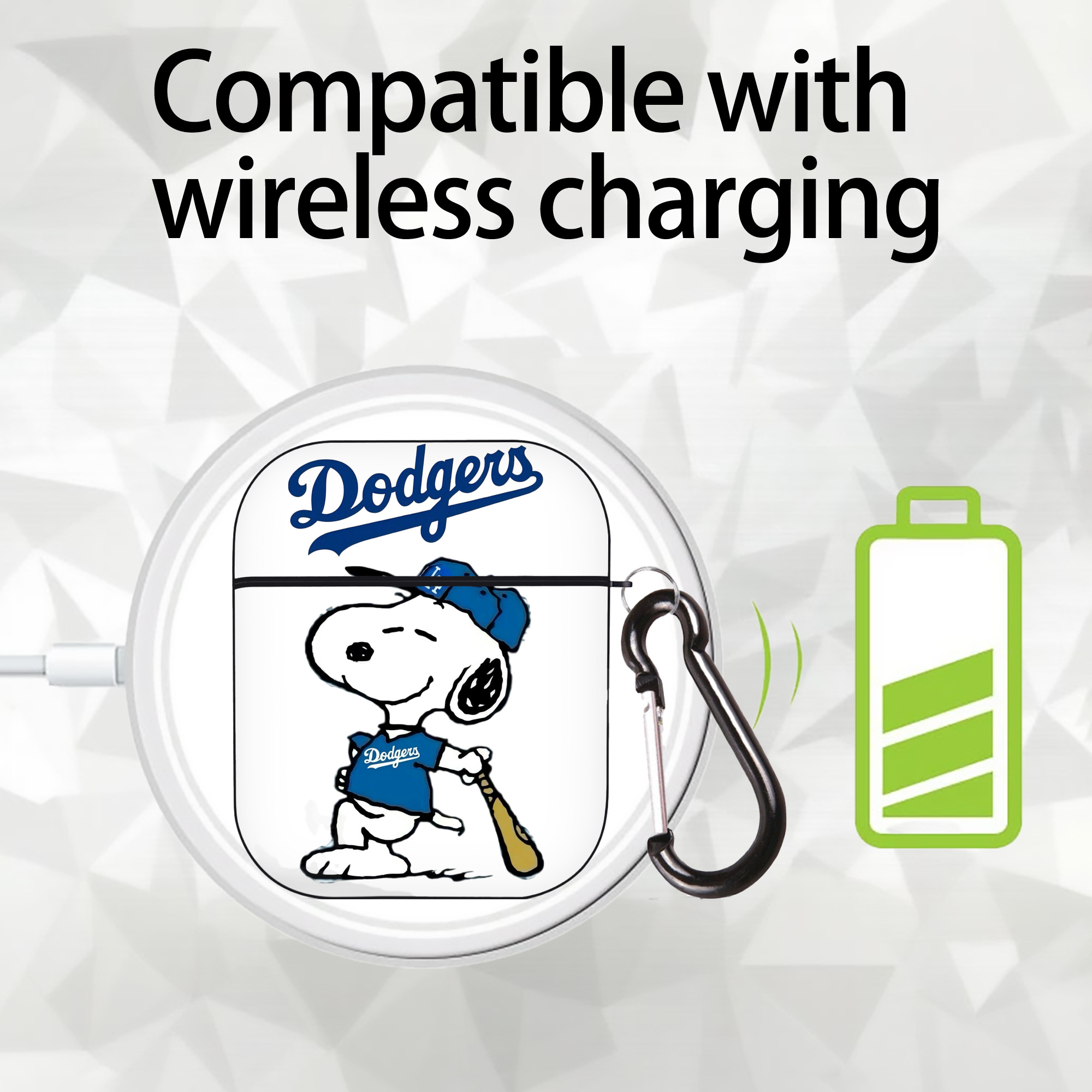  AirPods 2 Case Hard Shell Black, Flexible PC Material, Precise Cutouts, Full Protection, Anti-Fingerprint, Washable, Includes Keychain – Durable & Slim Design