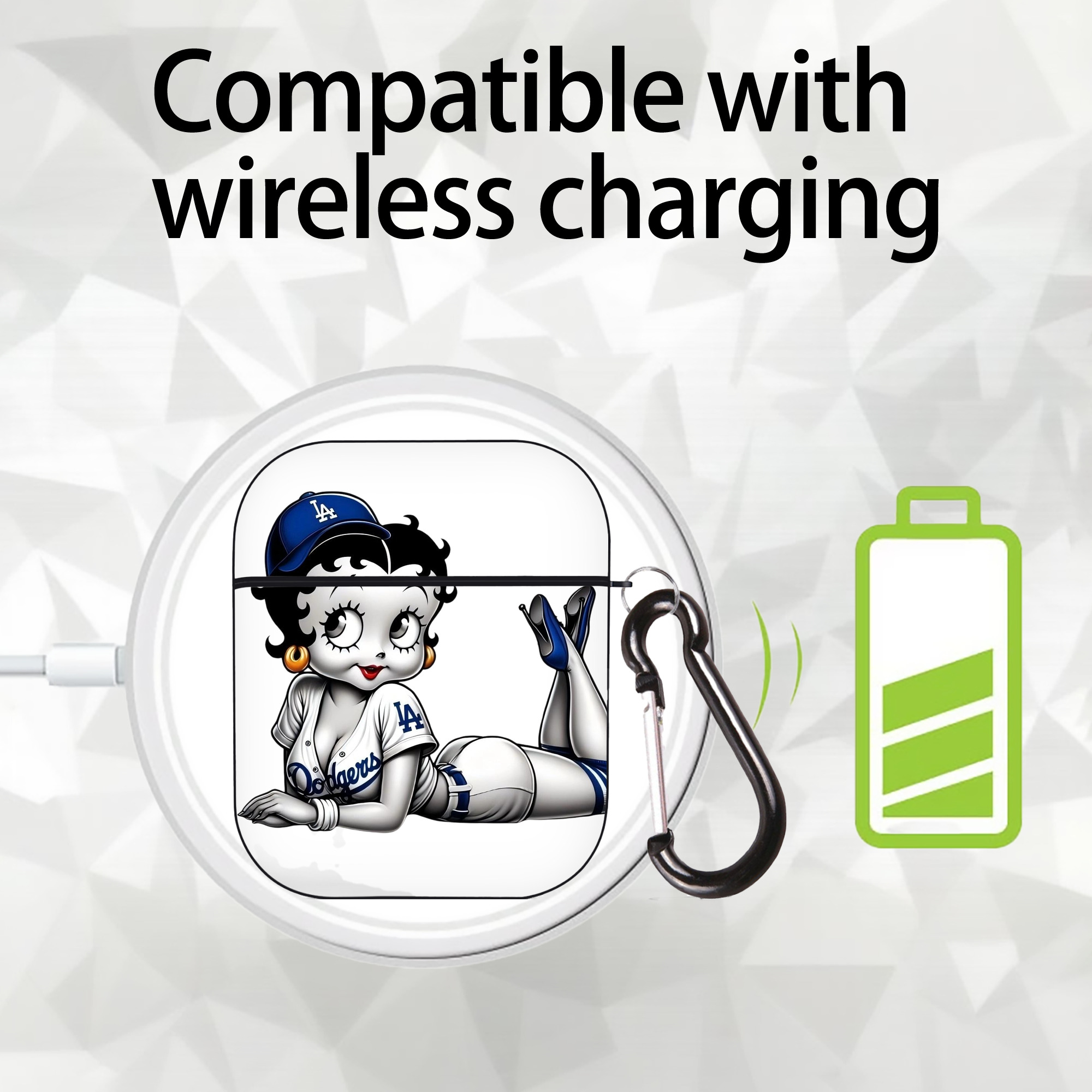  AirPods 2 Case Hard Shell Black, Flexible PC Material, Precise Cutouts, Full Protection, Anti-Fingerprint, Washable, Includes Keychain – Durable & Slim Design