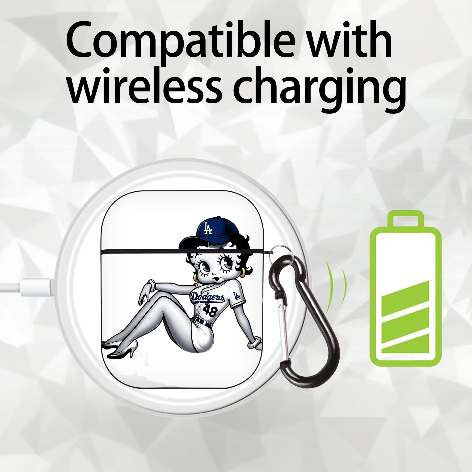  AirPods 2 Case Hard Shell Black, Flexible PC Material, Precise Cutouts, Full Protection, Anti-Fingerprint, Washable, Includes Keychain – Durable & Slim Design