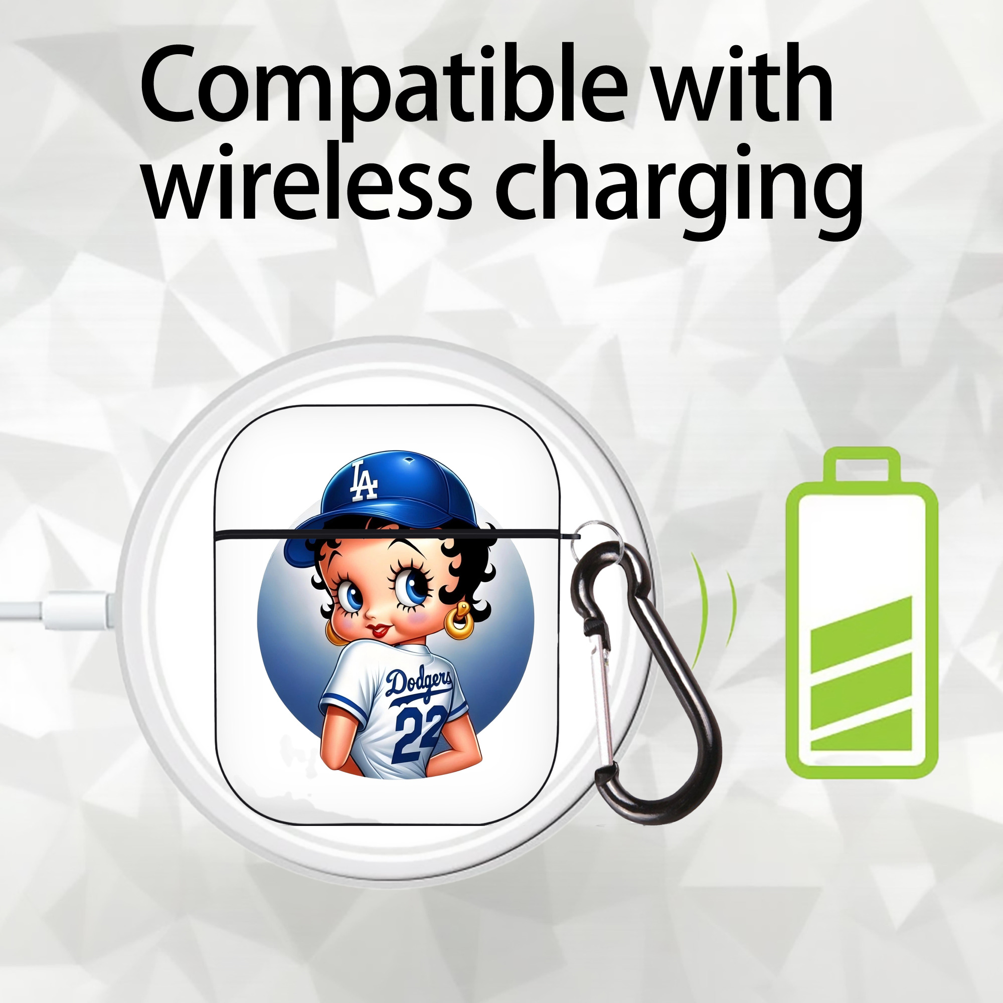  AirPods 2 Case Hard Shell Black, Flexible PC Material, Precise Cutouts, Full Protection, Anti-Fingerprint, Washable, Includes Keychain – Durable & Slim Design