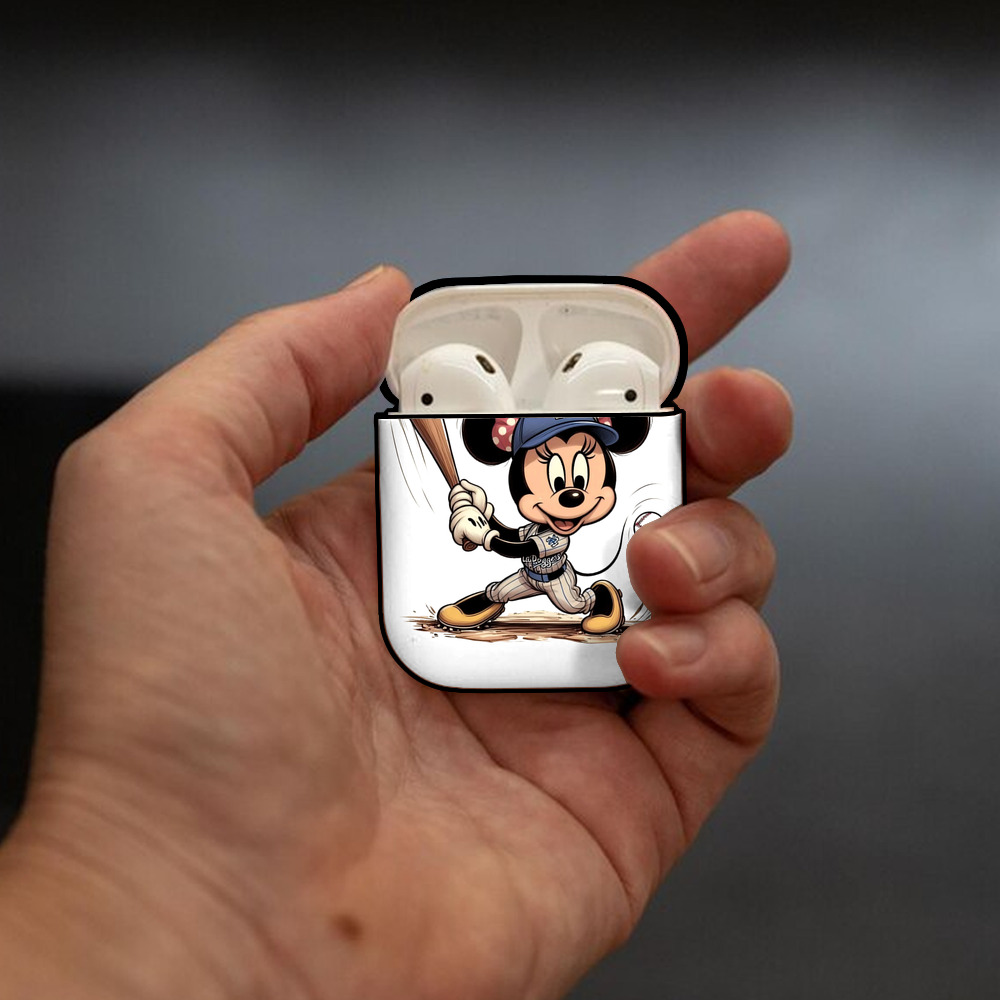  AirPods 2 Case Hard Shell Black, Flexible PC Material, Precise Cutouts, Full Protection, Anti-Fingerprint, Washable, Includes Keychain – Durable & Slim Design