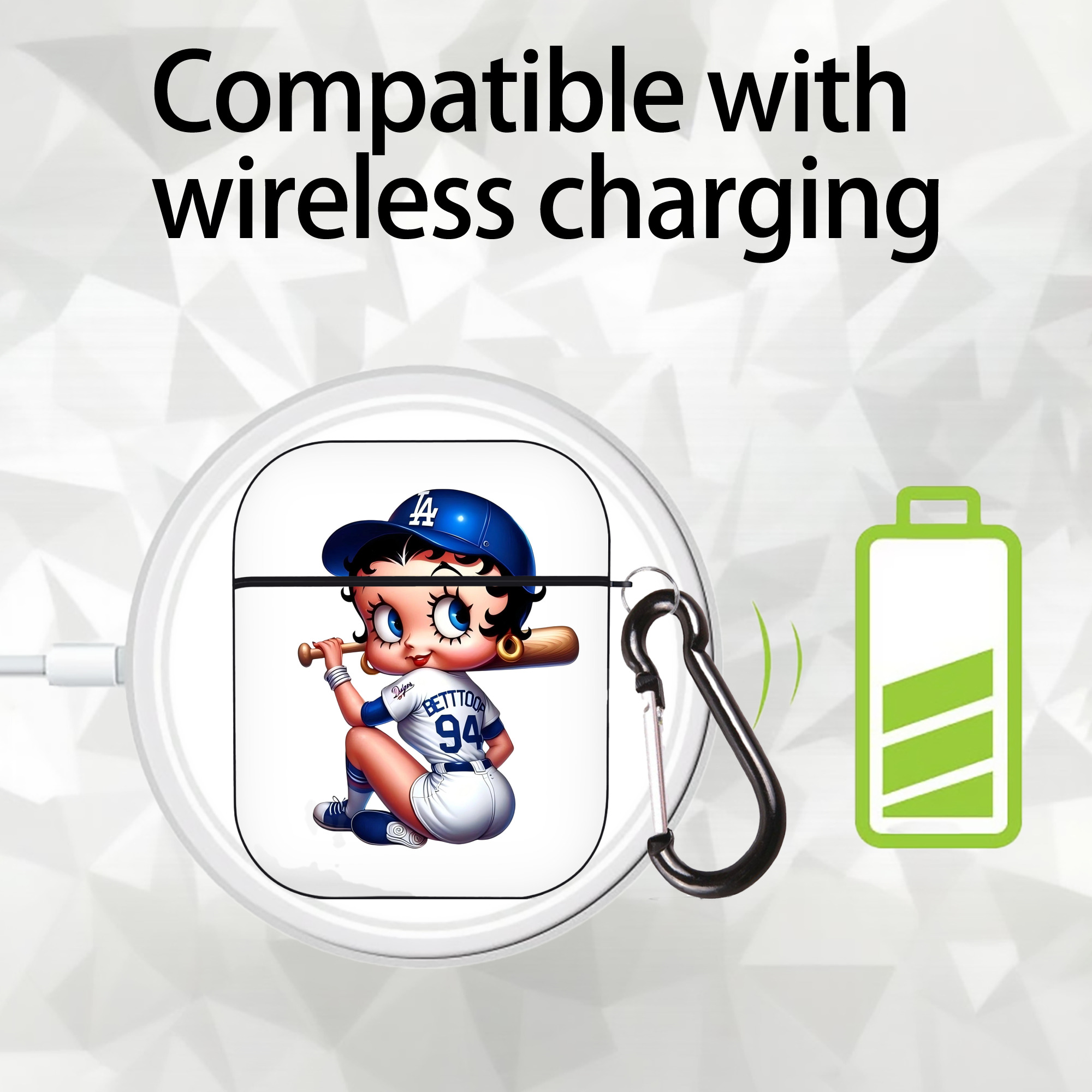  AirPods 2 Case Hard Shell Black, Flexible PC Material, Precise Cutouts, Full Protection, Anti-Fingerprint, Washable, Includes Keychain – Durable & Slim Design