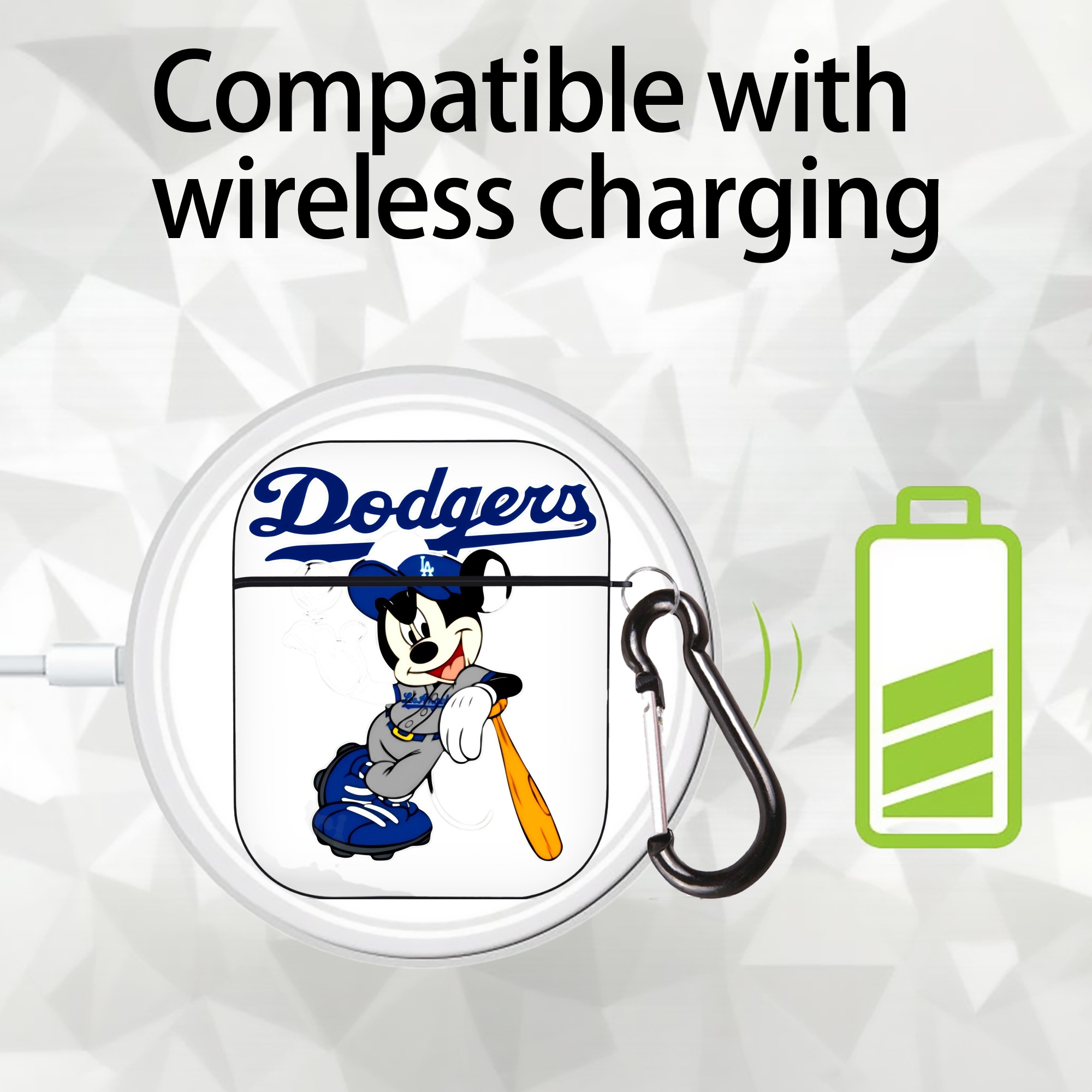  AirPods 2 Case Hard Shell Black, Flexible PC Material, Precise Cutouts, Full Protection, Anti-Fingerprint, Washable, Includes Keychain – Durable & Slim Design