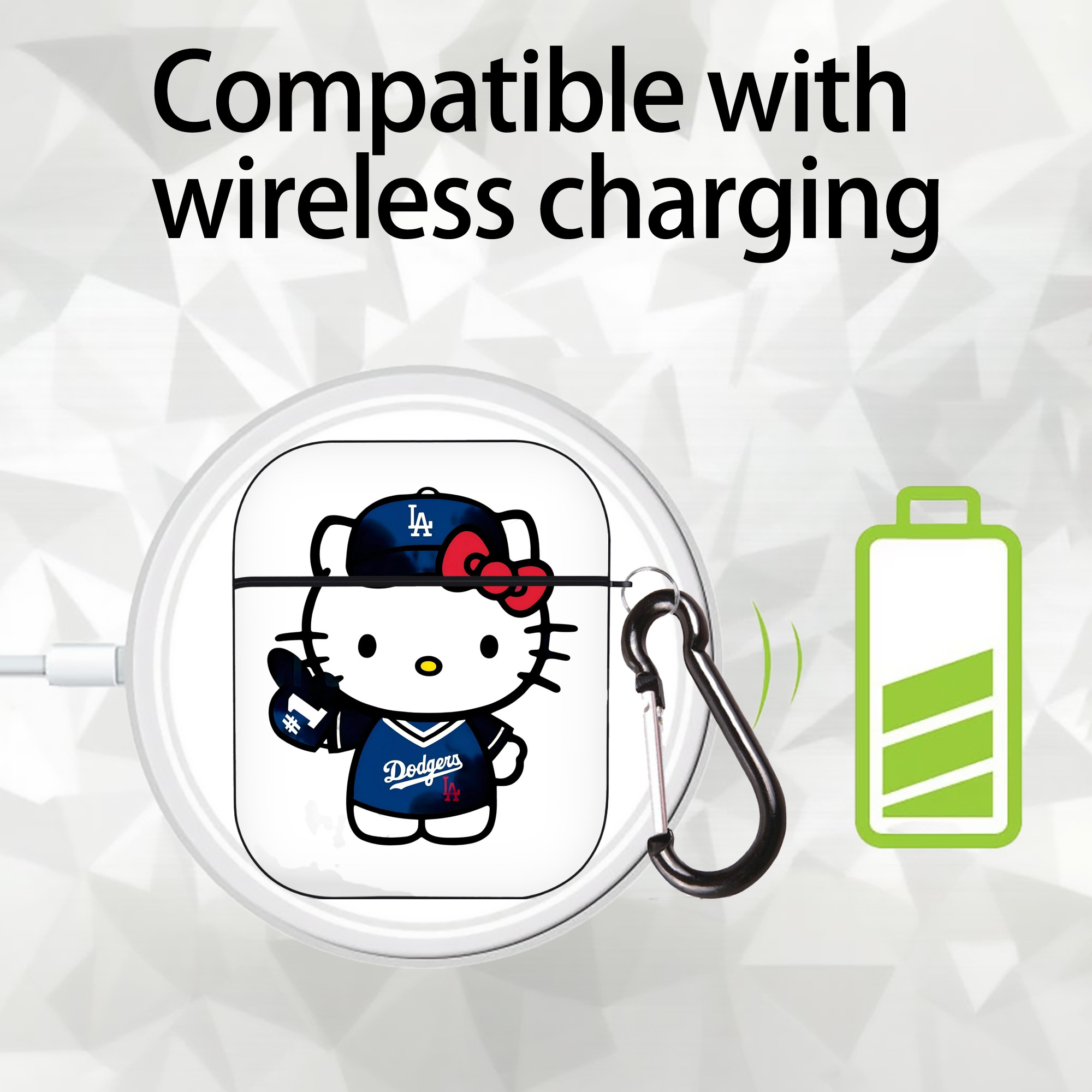  AirPods 2 Case Hard Shell Black, Flexible PC Material, Precise Cutouts, Full Protection, Anti-Fingerprint, Washable, Includes Keychain – Durable & Slim Design