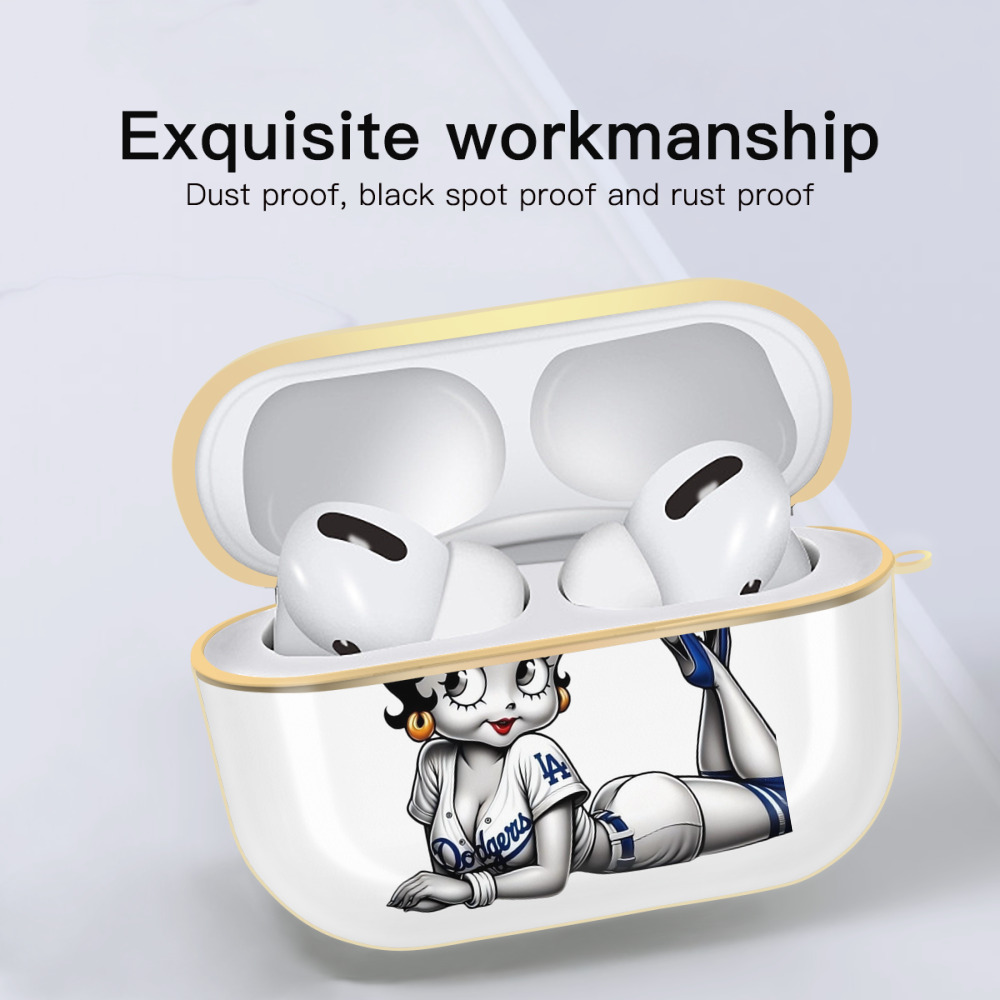  Luxury Gold AirPods Pro Case With Keychain, Flexible PC Material, Full Protection, Precise Cutouts, Anti-Fingerprint, Washable, Durable Design