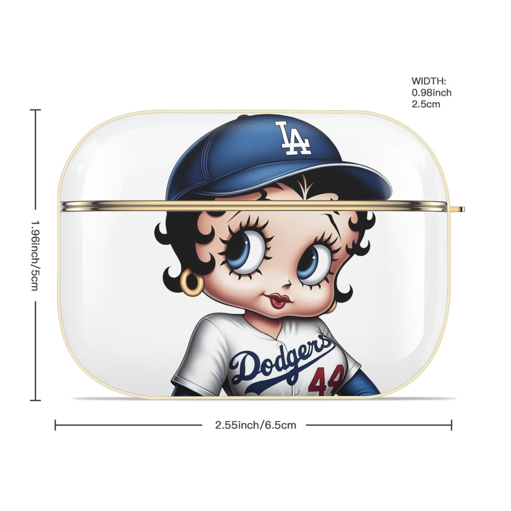  Luxury Gold AirPods Pro Case With Keychain, Flexible PC Material, Full Protection, Precise Cutouts, Anti-Fingerprint, Washable, Durable Design