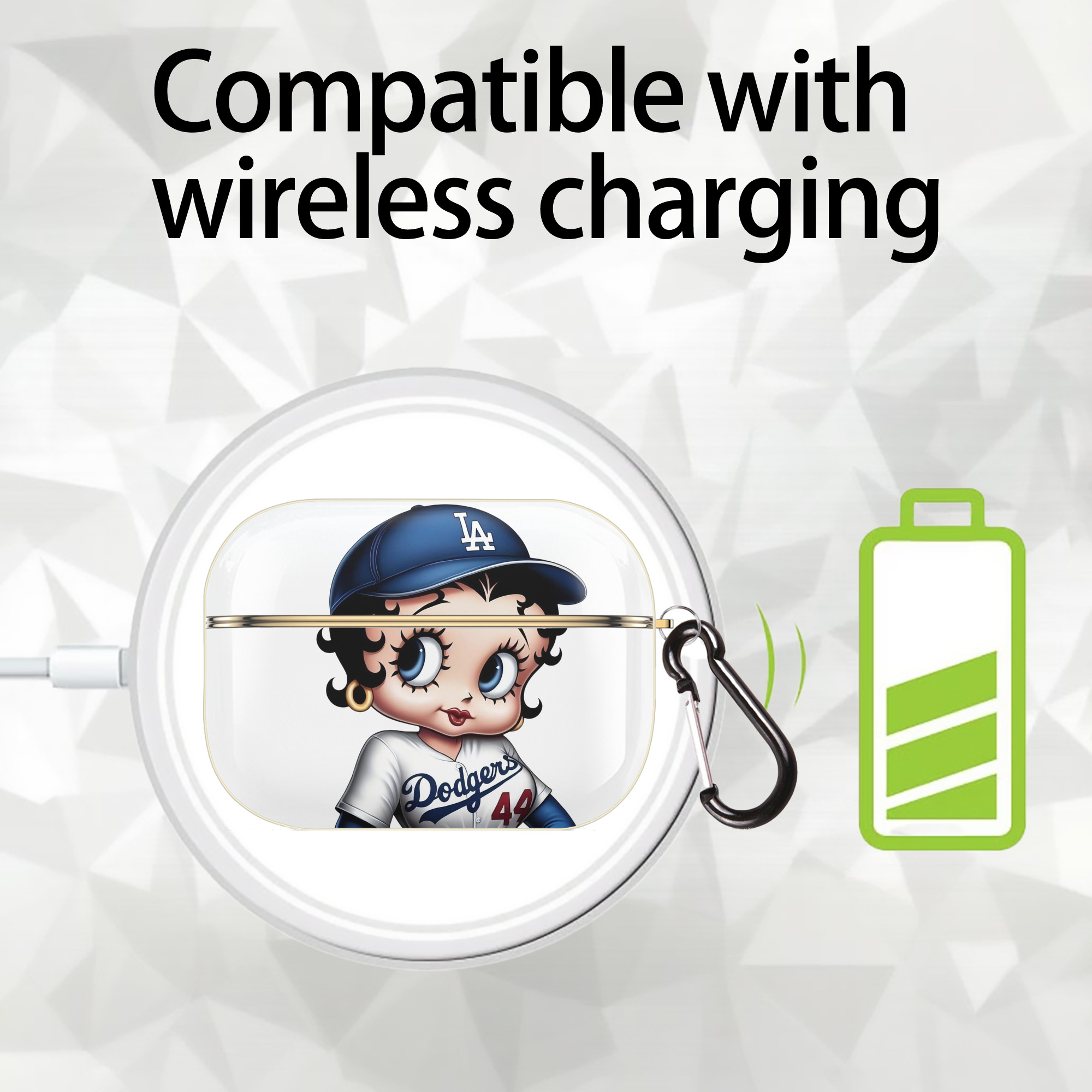  Luxury Gold AirPods Pro Case With Keychain, Flexible PC Material, Full Protection, Precise Cutouts, Anti-Fingerprint, Washable, Durable Design