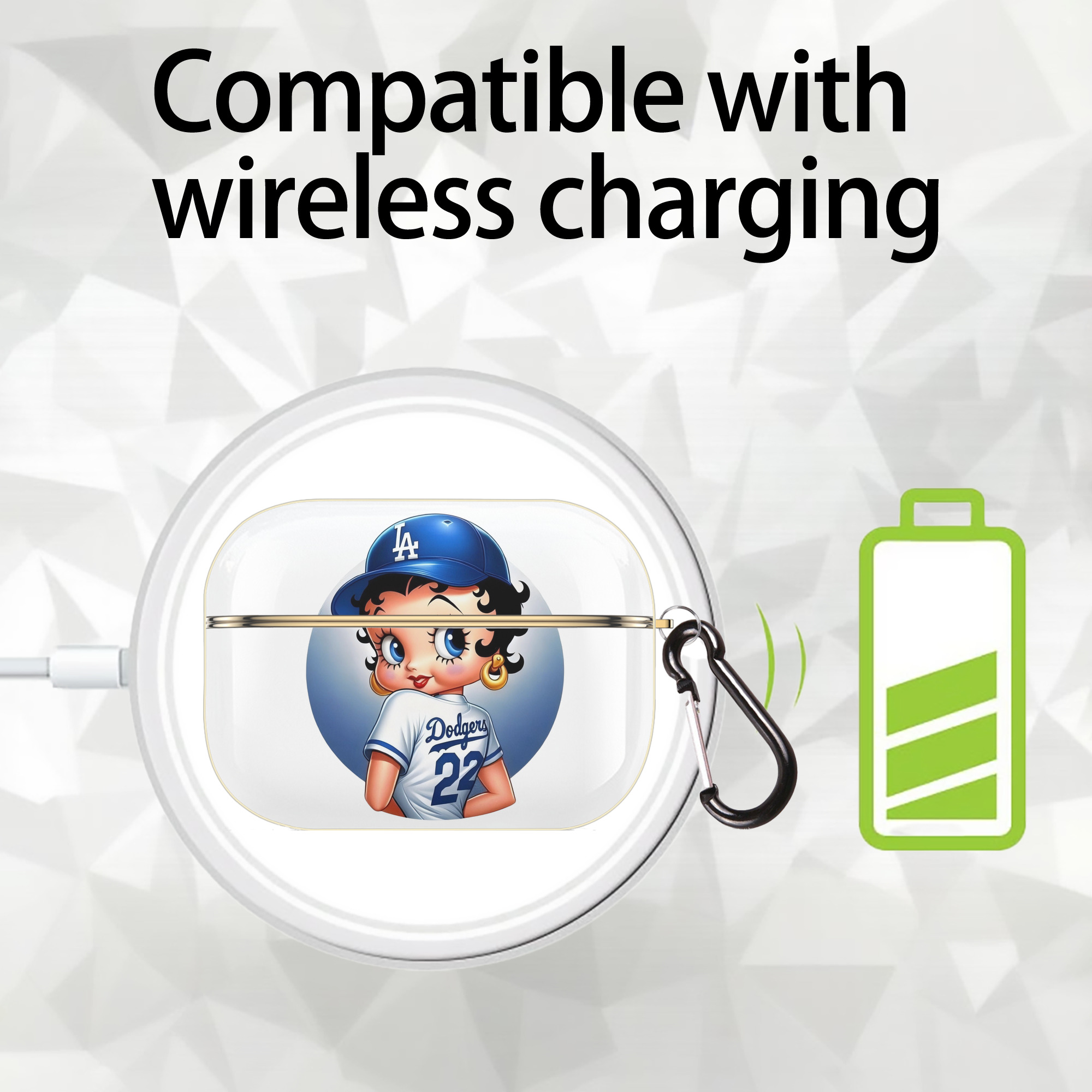  Luxury Gold AirPods Pro Case With Keychain, Flexible PC Material, Full Protection, Precise Cutouts, Anti-Fingerprint, Washable, Durable Design