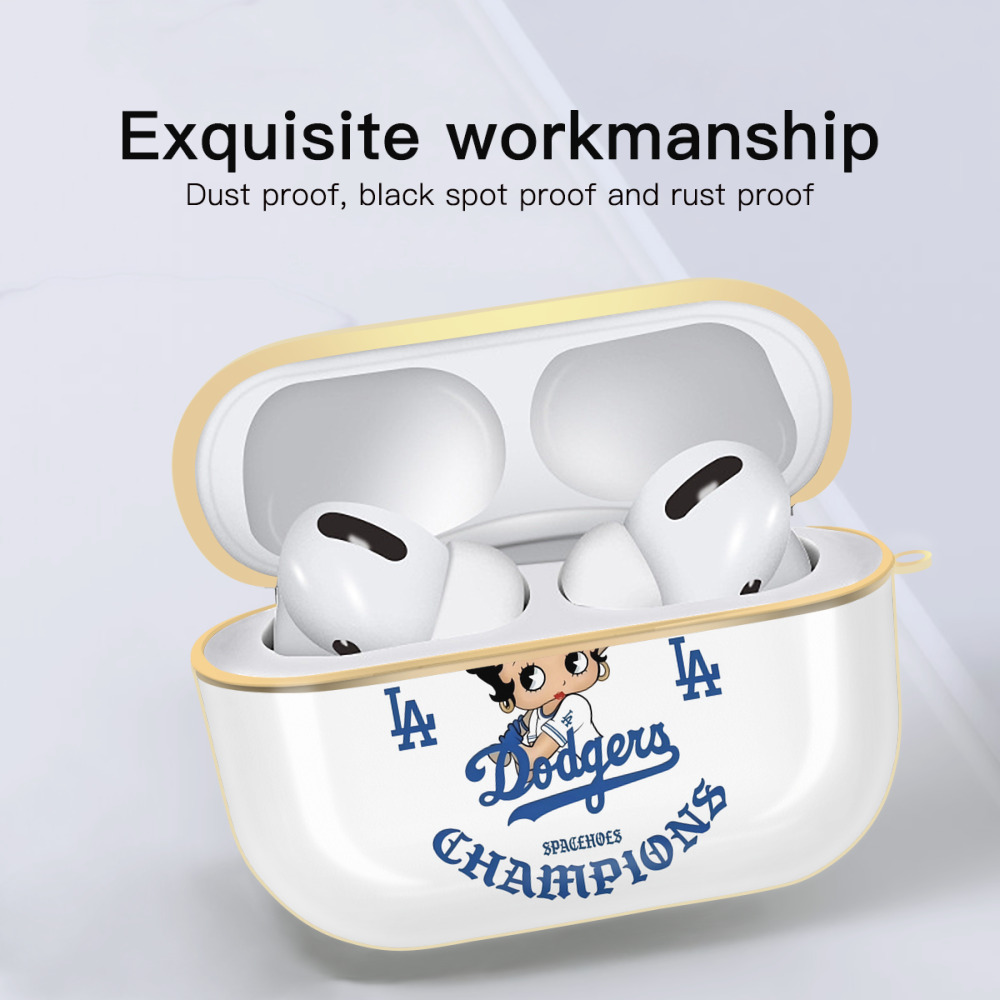  Luxury Gold AirPods Pro Case With Keychain, Flexible PC Material, Full Protection, Precise Cutouts, Anti-Fingerprint, Washable, Durable Design