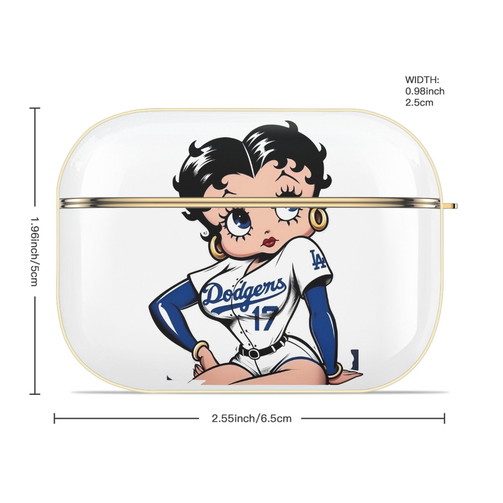  Luxury Gold AirPods Pro Case With Keychain, Flexible PC Material, Full Protection, Precise Cutouts, Anti-Fingerprint, Washable, Durable Design