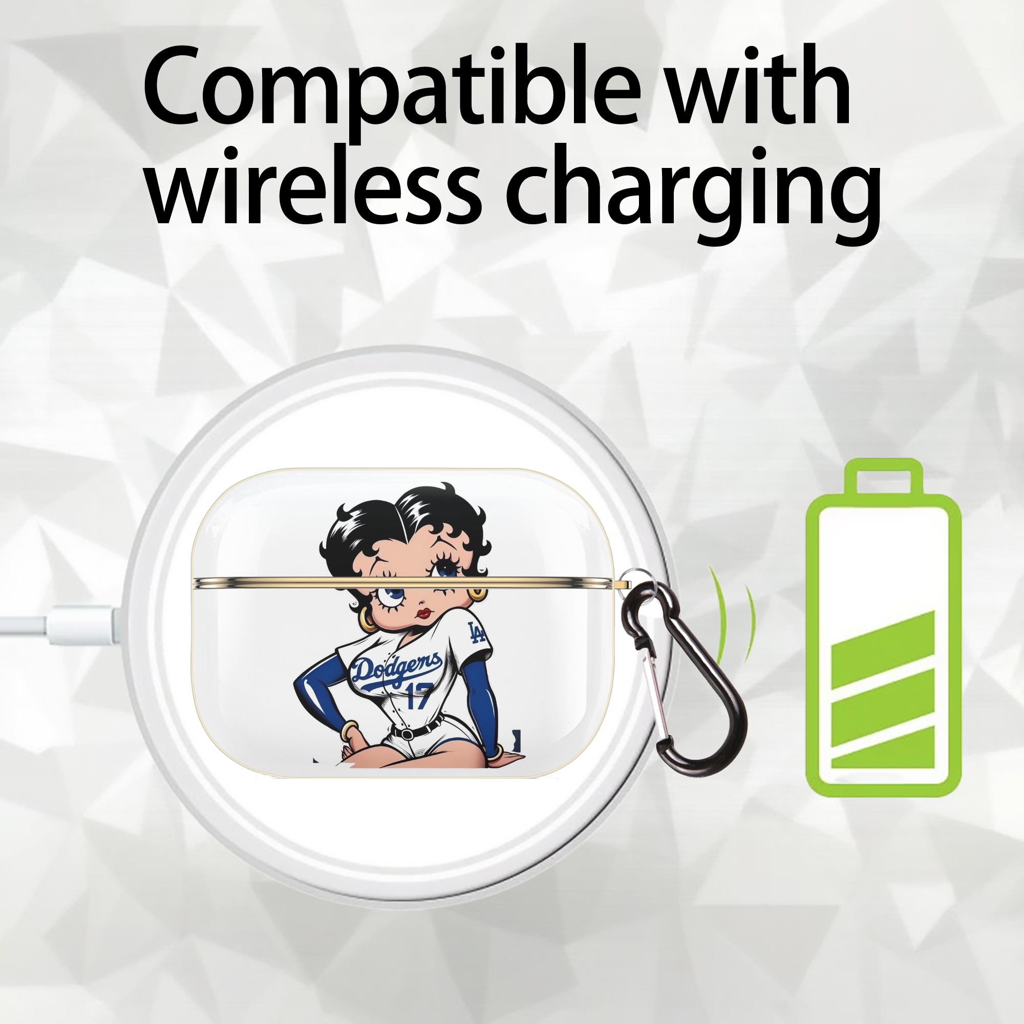  Luxury Gold AirPods Pro Case With Keychain, Flexible PC Material, Full Protection, Precise Cutouts, Anti-Fingerprint, Washable, Durable Design