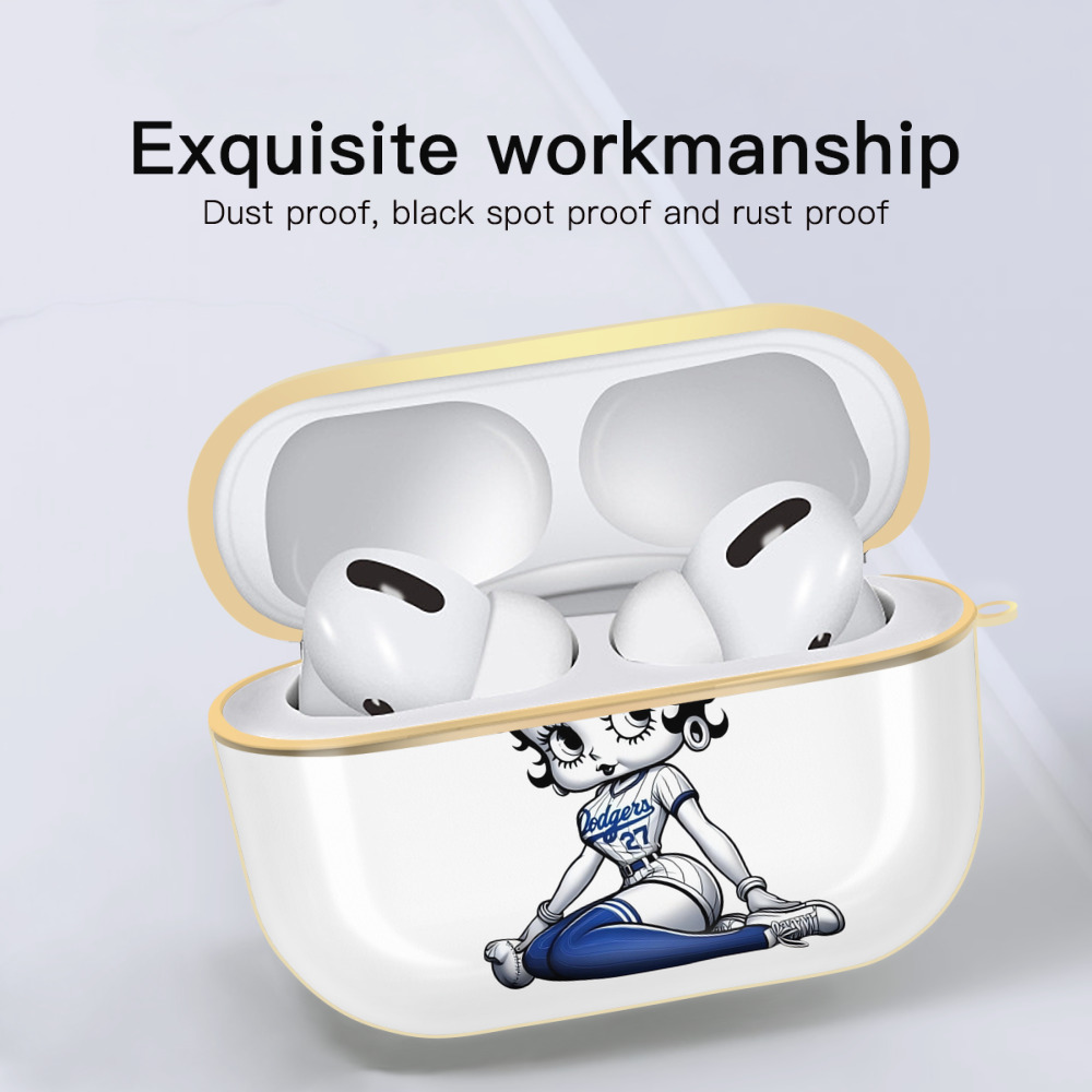  Luxury Gold AirPods Pro Case With Keychain, Flexible PC Material, Full Protection, Precise Cutouts, Anti-Fingerprint, Washable, Durable Design